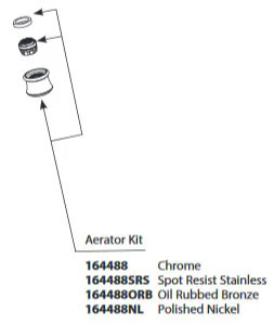 Weymouth Chrome Aerator Kit - Image 4