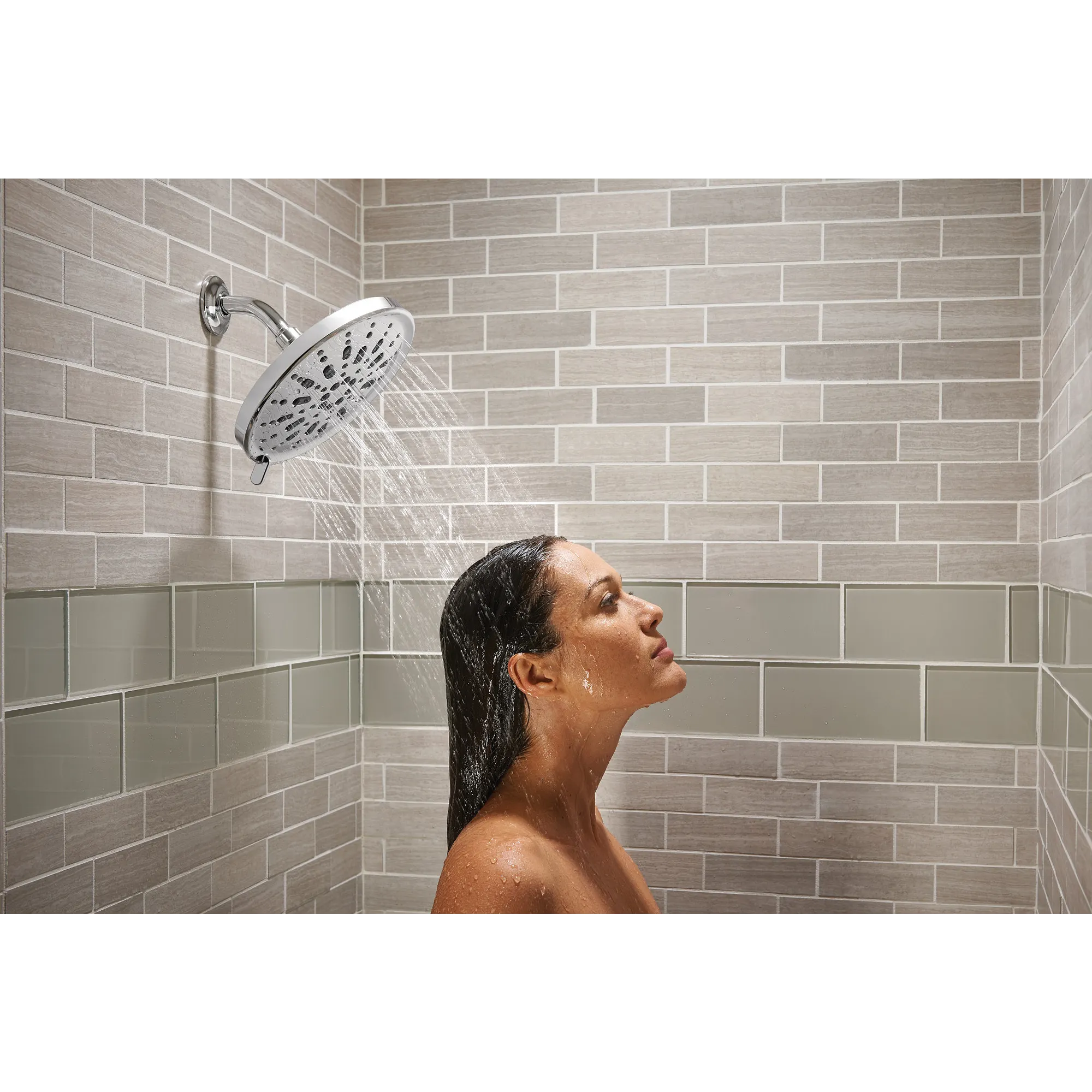 Enthrall Five-Function 9" Diameter Eco-Performance Spray Head Rainshower - Image 6