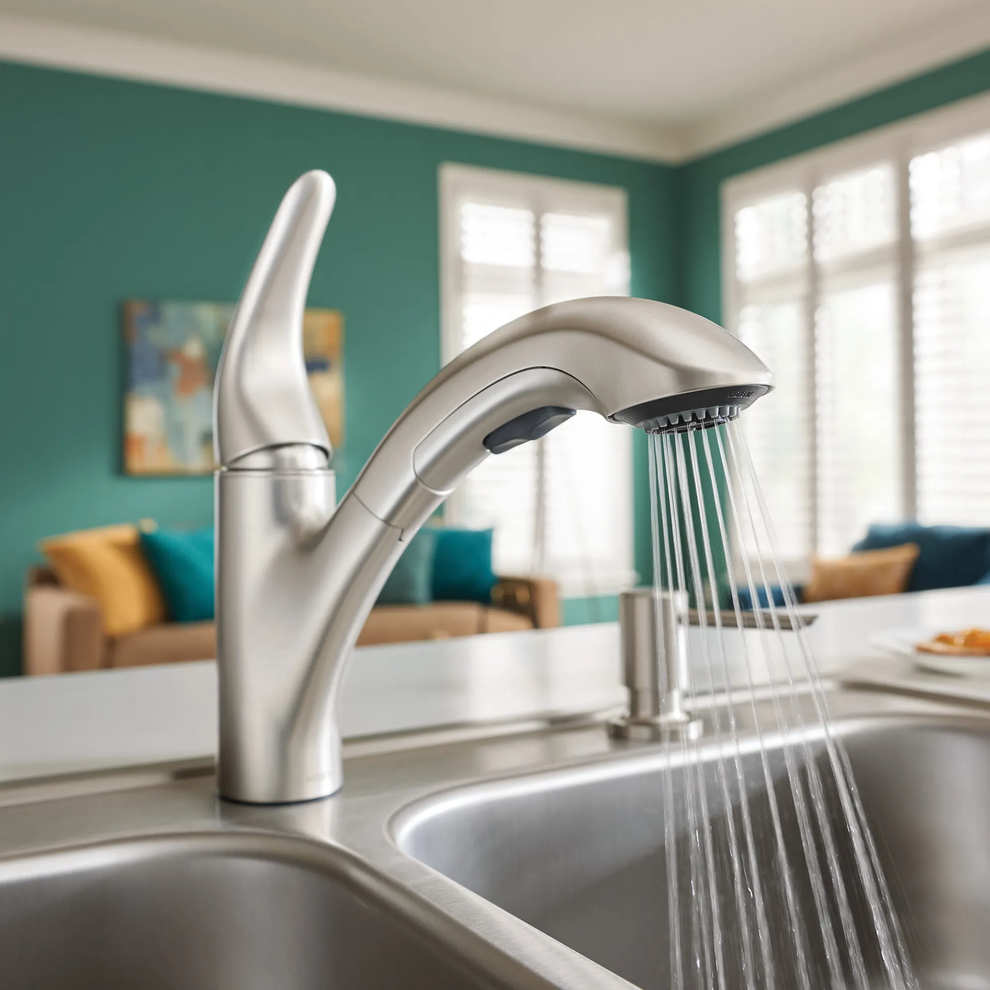 Galvin Sink & Faucet Combination - 33"X22" 20-Gauge Stainless Steel Double Bowl - Image 6