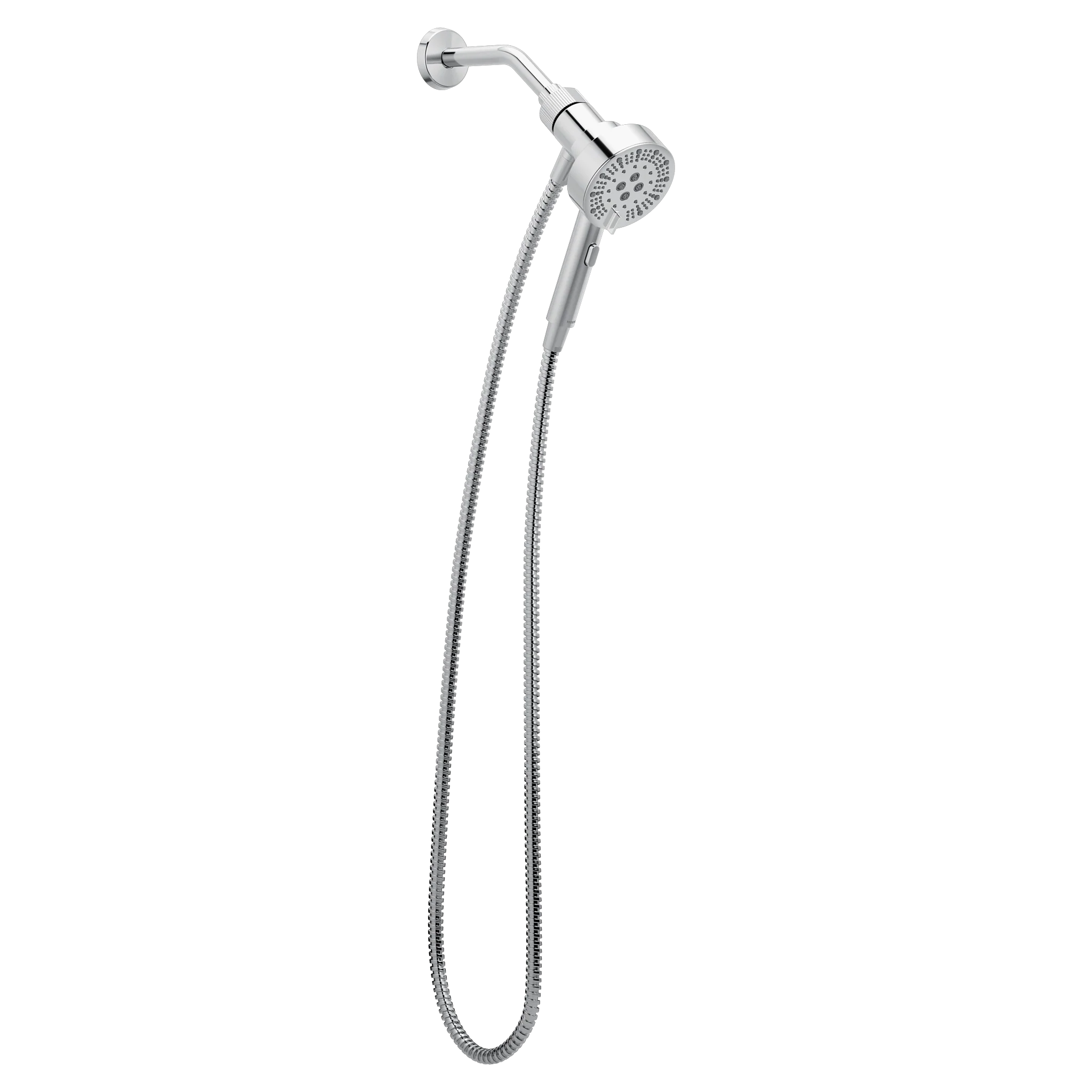 Magnetix Chrome six-function 4.25" diameter spray head handshower