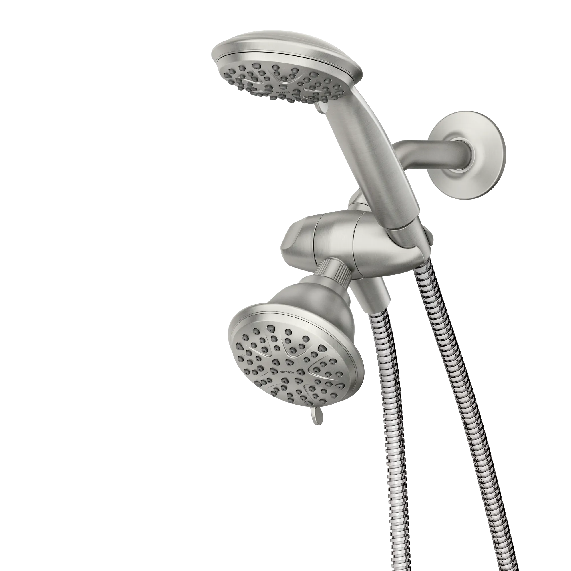 Attune Chrome eight-function 4.75" diameter spray head standard with handshower - Image 16