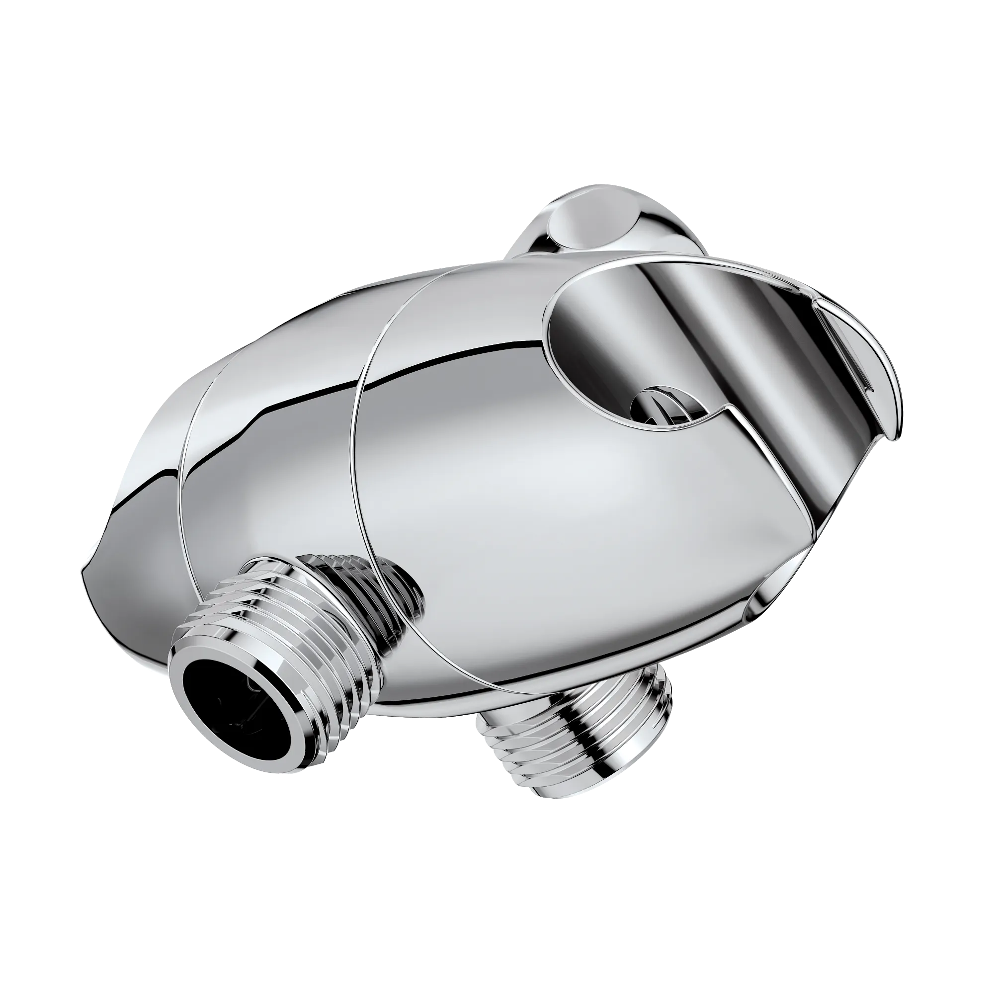 Attune Chrome eight-function 4.75" diameter spray head standard with handshower - Image 3