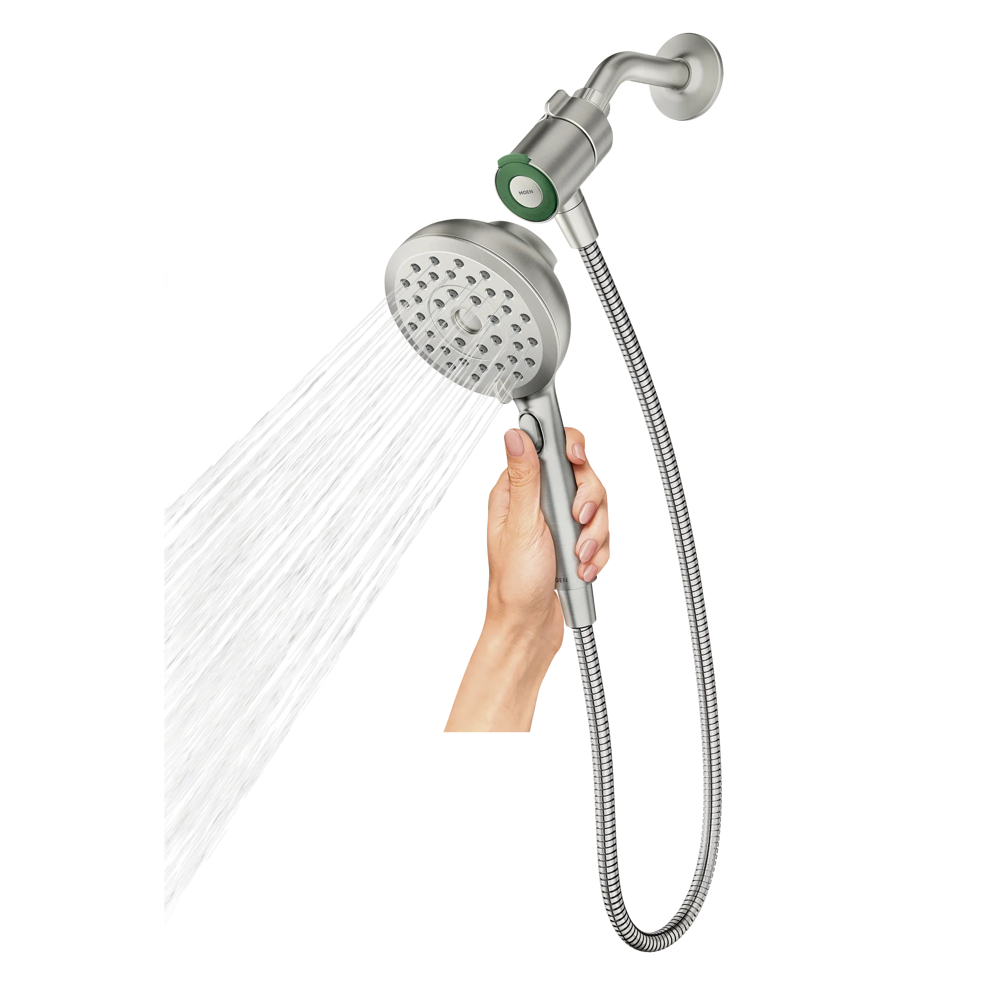 Verso 5" Eco-Performance Handheld Shower with Infiniti Dial - Image 6