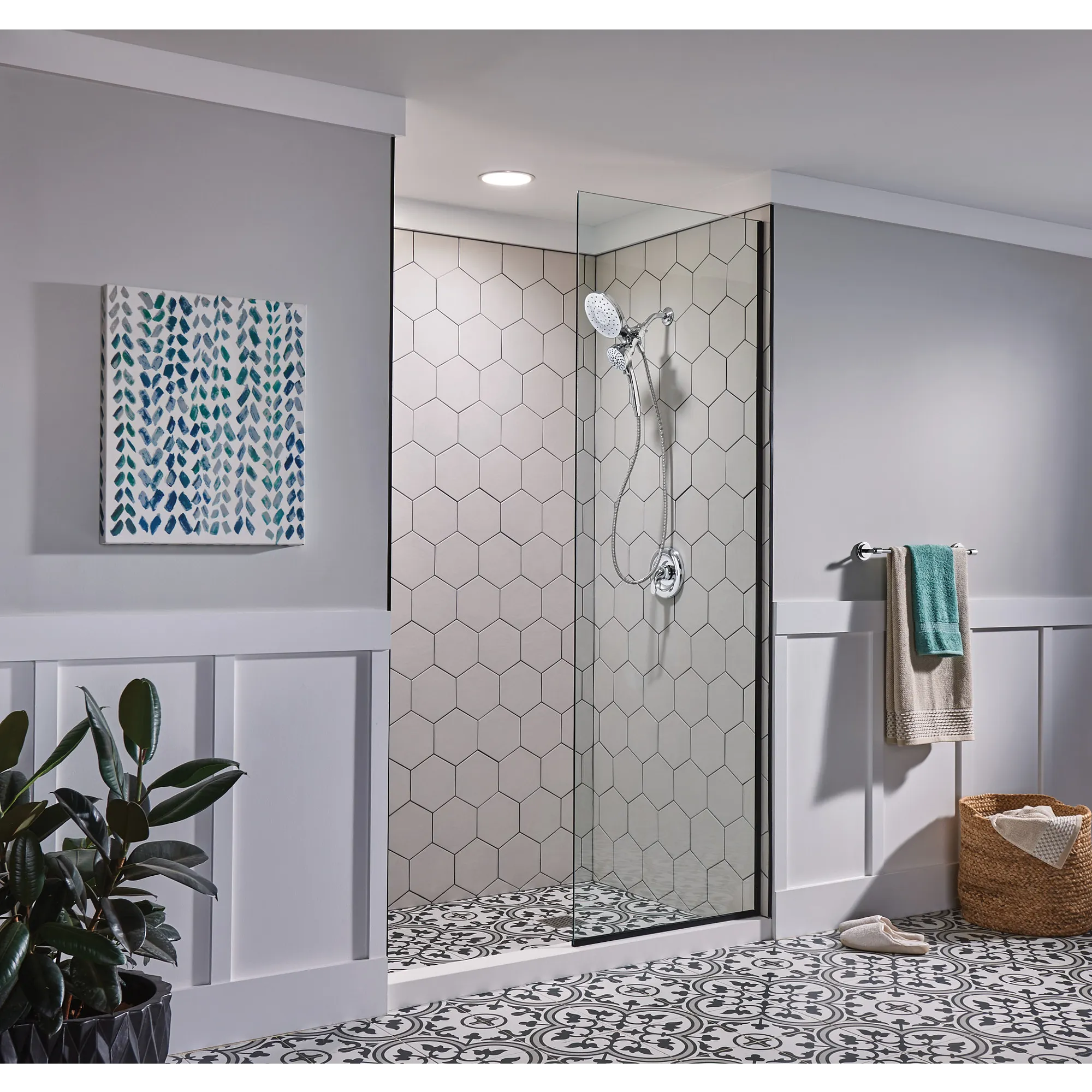 Engage Six-Function Combination Showerhead With Handheld Shower - Image 9