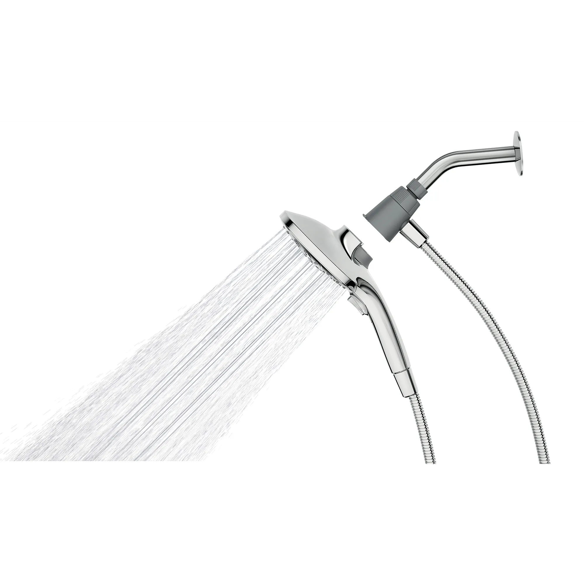 Attract Six-Function 5 1/2" Diameter Showerhead with Handshower - Image 2