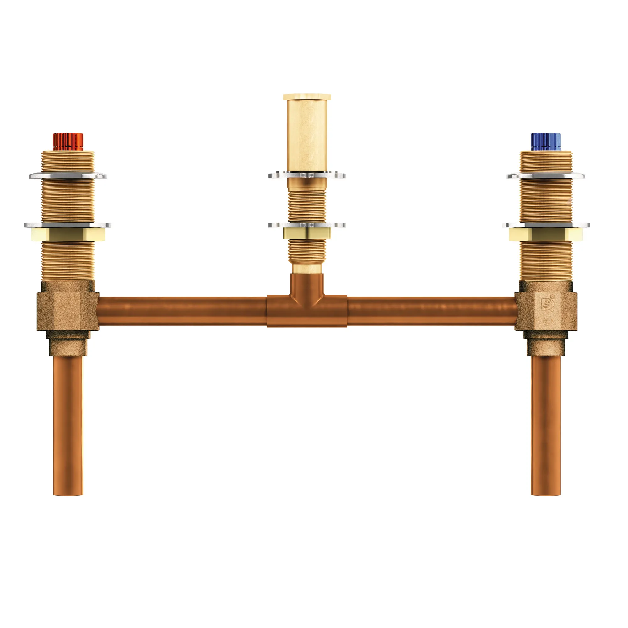 M-pact Two Handle Roman Tub Valve 10" Center 1/2" Cc Connection - Image 2