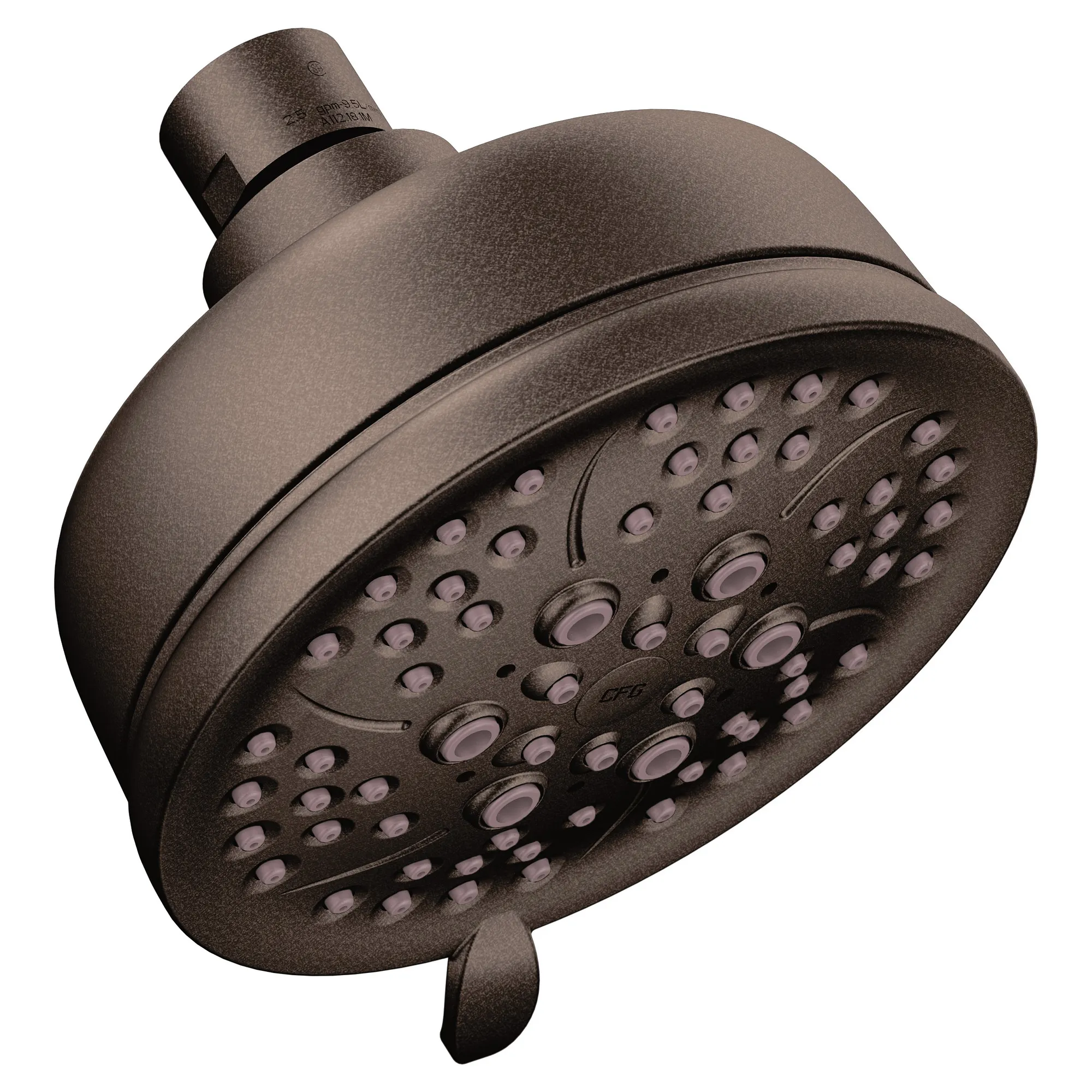 CFG Chrome four-function 4" diameter spray head eco-performance showerhead - Image 2