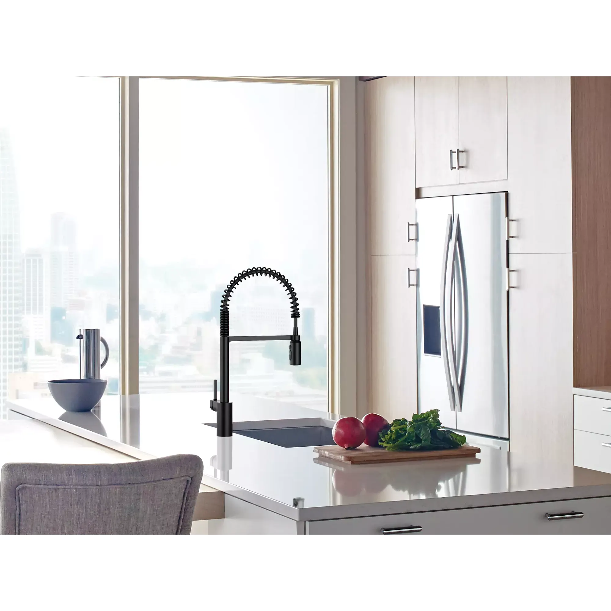 Align One-Handle Pre-Rinse Spring Pulldown Kitchen Faucet - Image 11