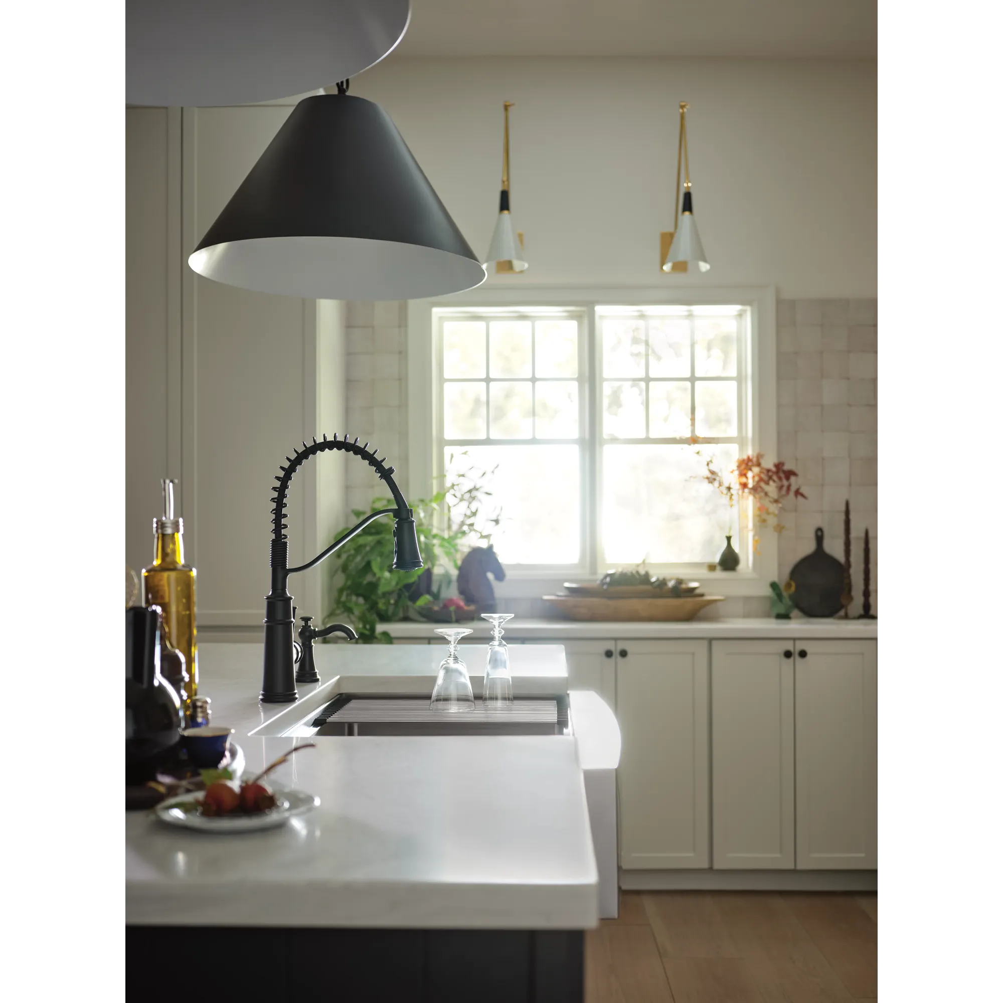 Belfield One-Handle Pre-Rinse Spring Pulldown Kitchen Faucet - Image 10