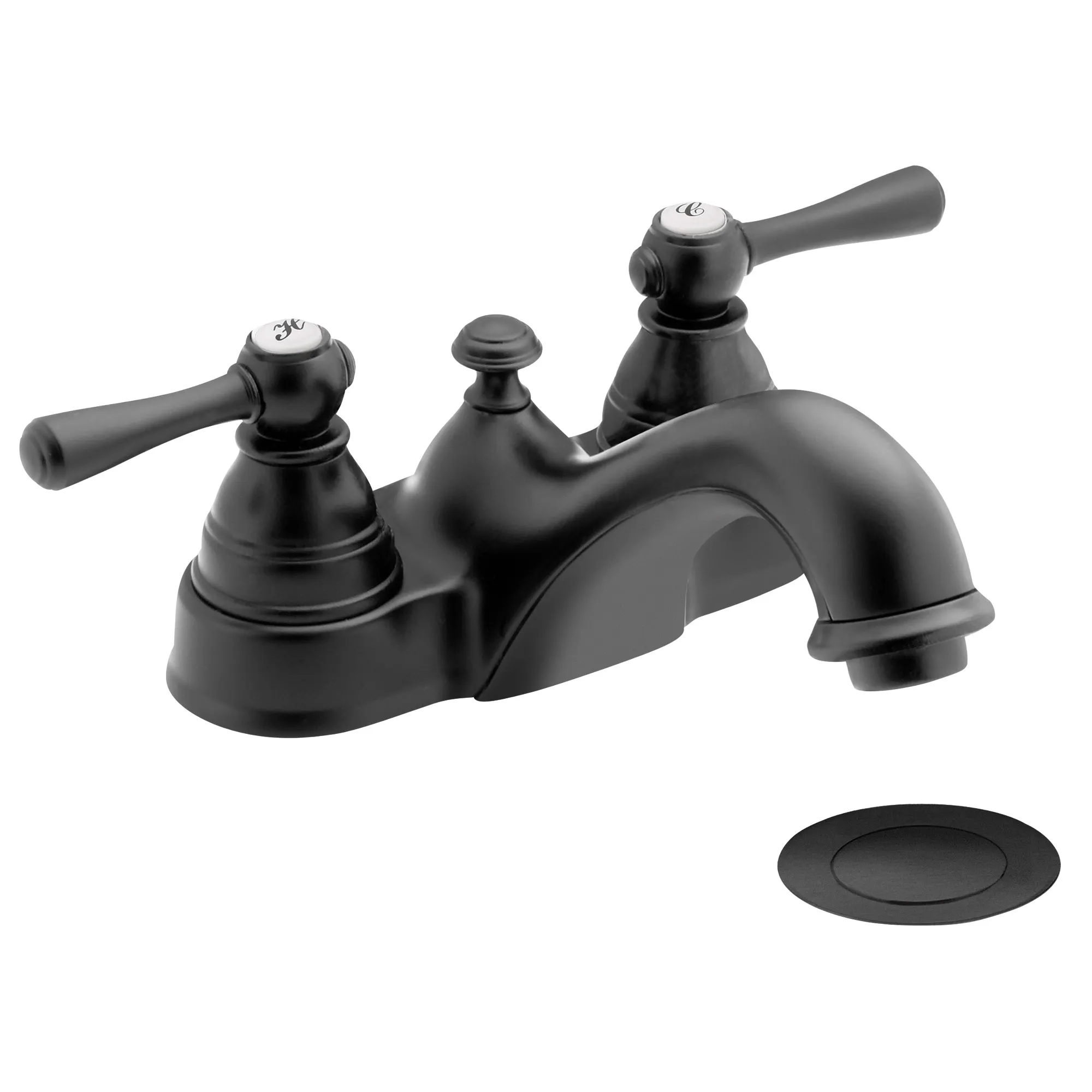Kingsley Chrome Two-Handle Low Arc Bathroom Faucet - Image 16