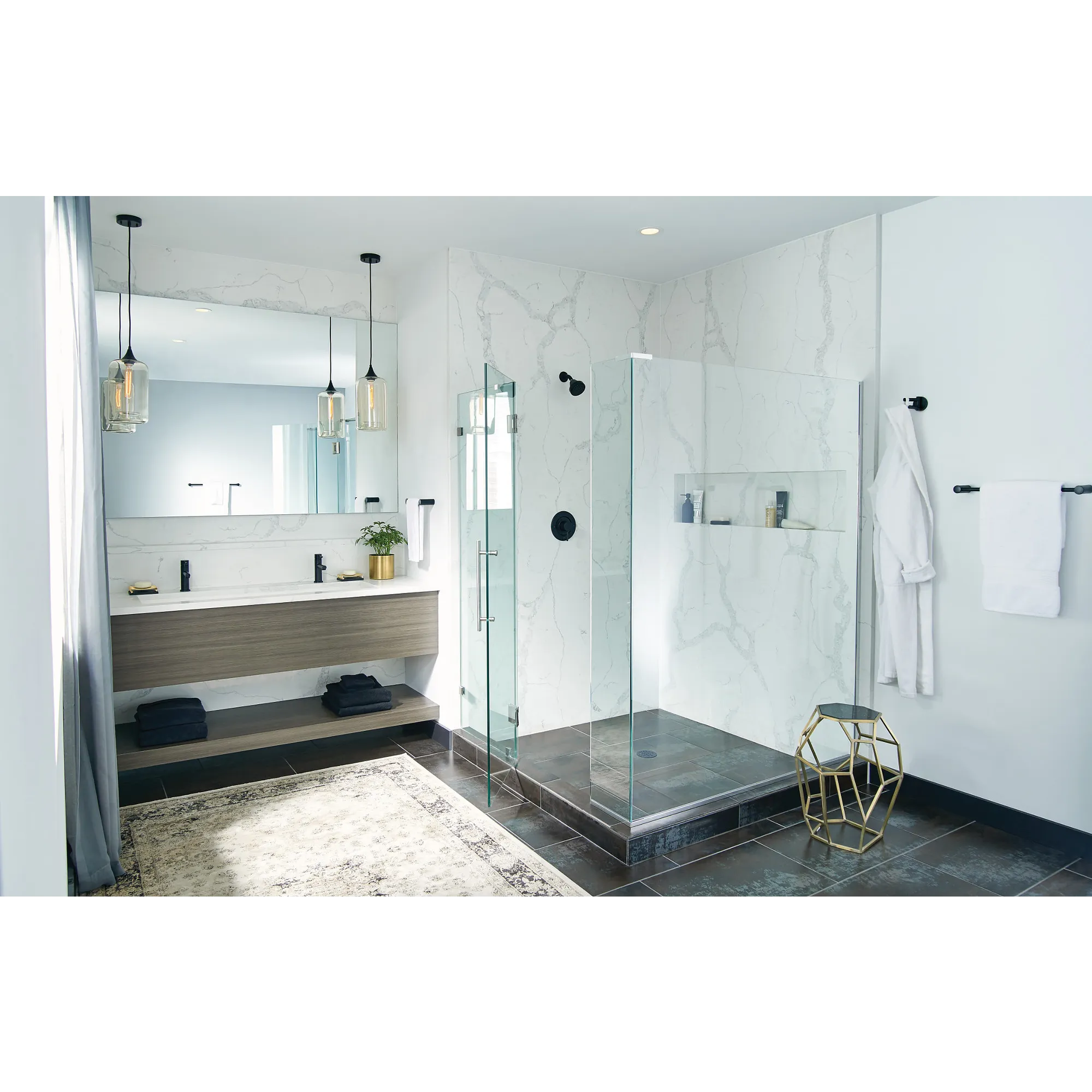Moen One-Function 3 5/8" Diameter Spray Head Eco-Performance Showerhead - Image 5
