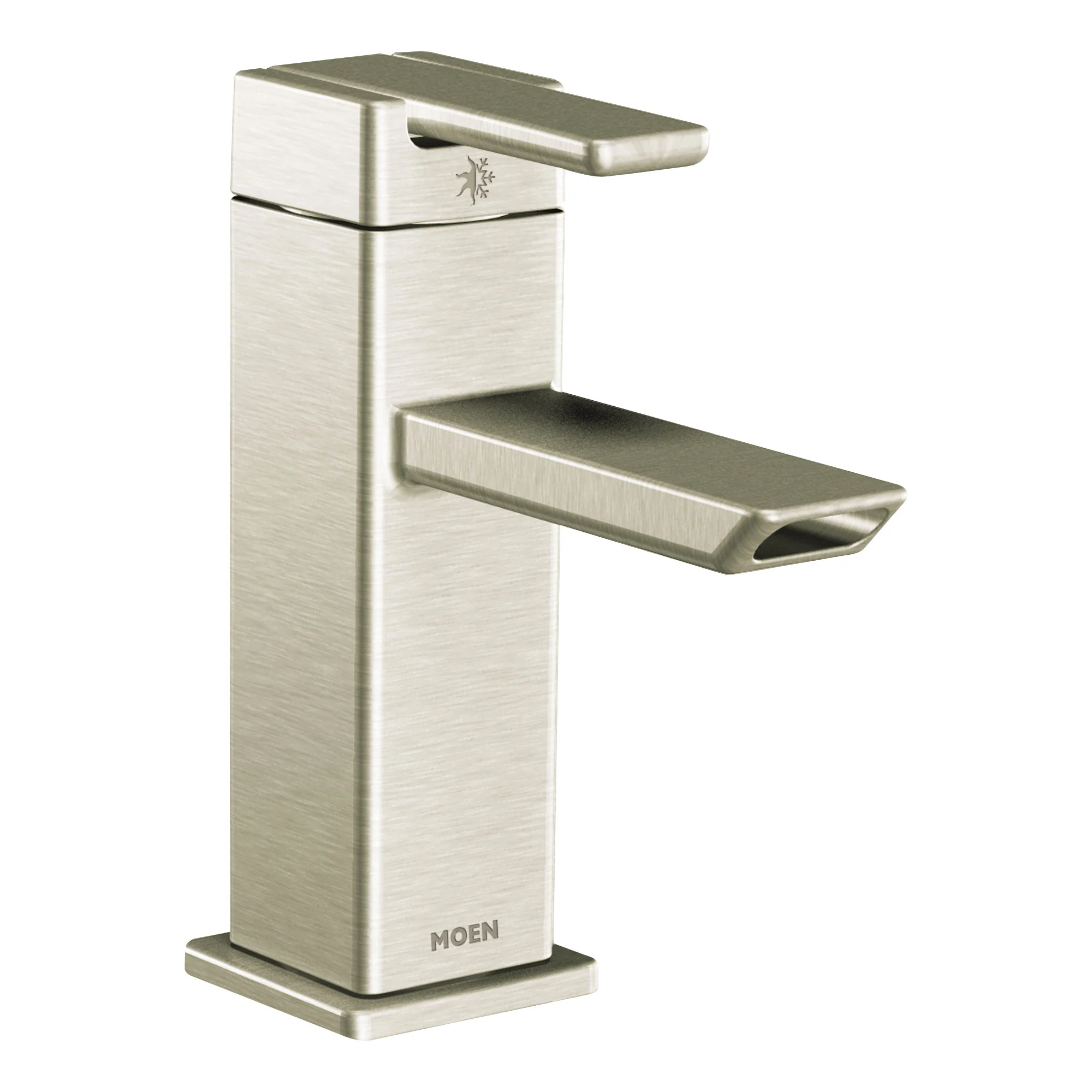 90 Degree Chrome one-handle low arc bathroom faucet - Image 8