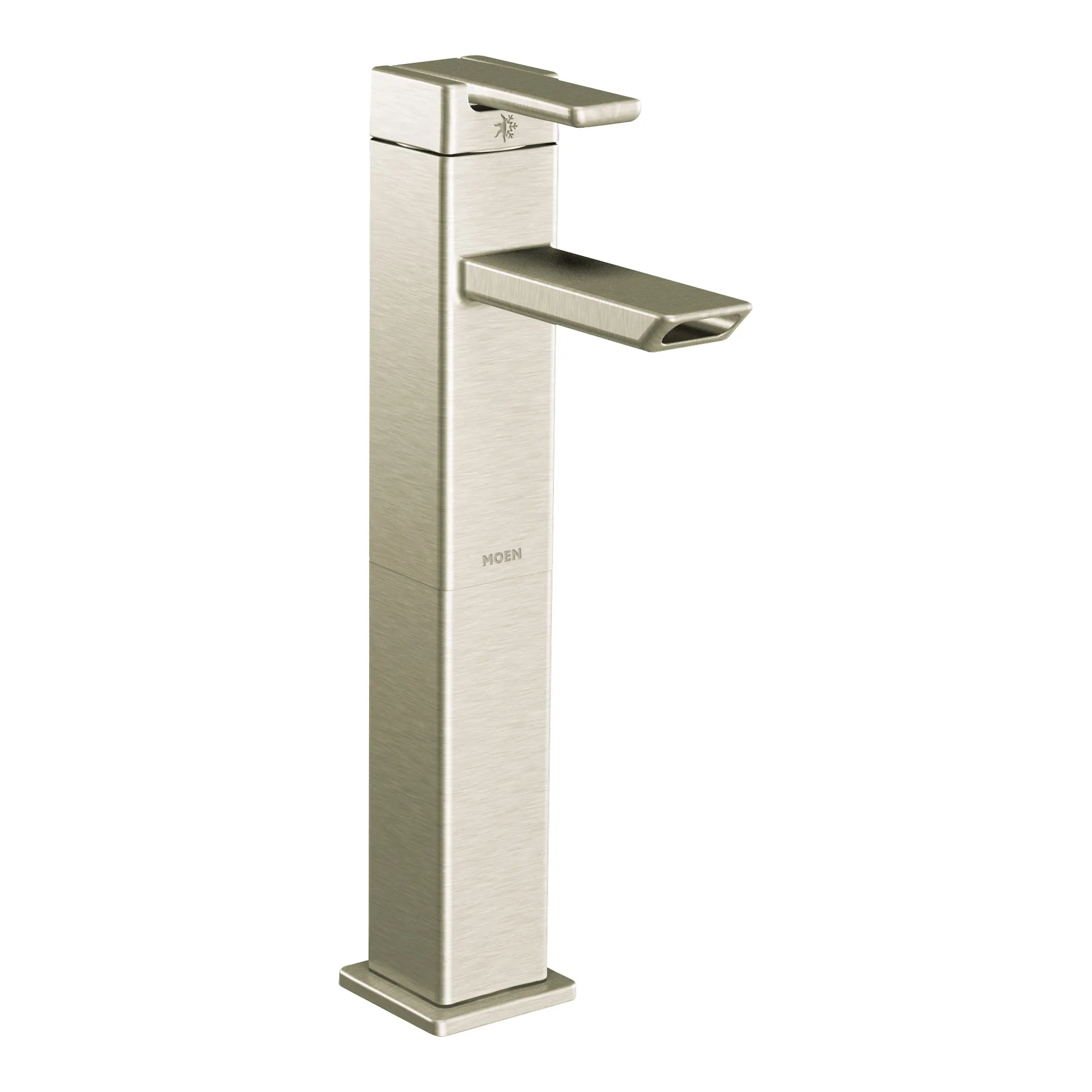 90 Degree Chrome one-handle low arc vessel bathroom faucet - Image 4