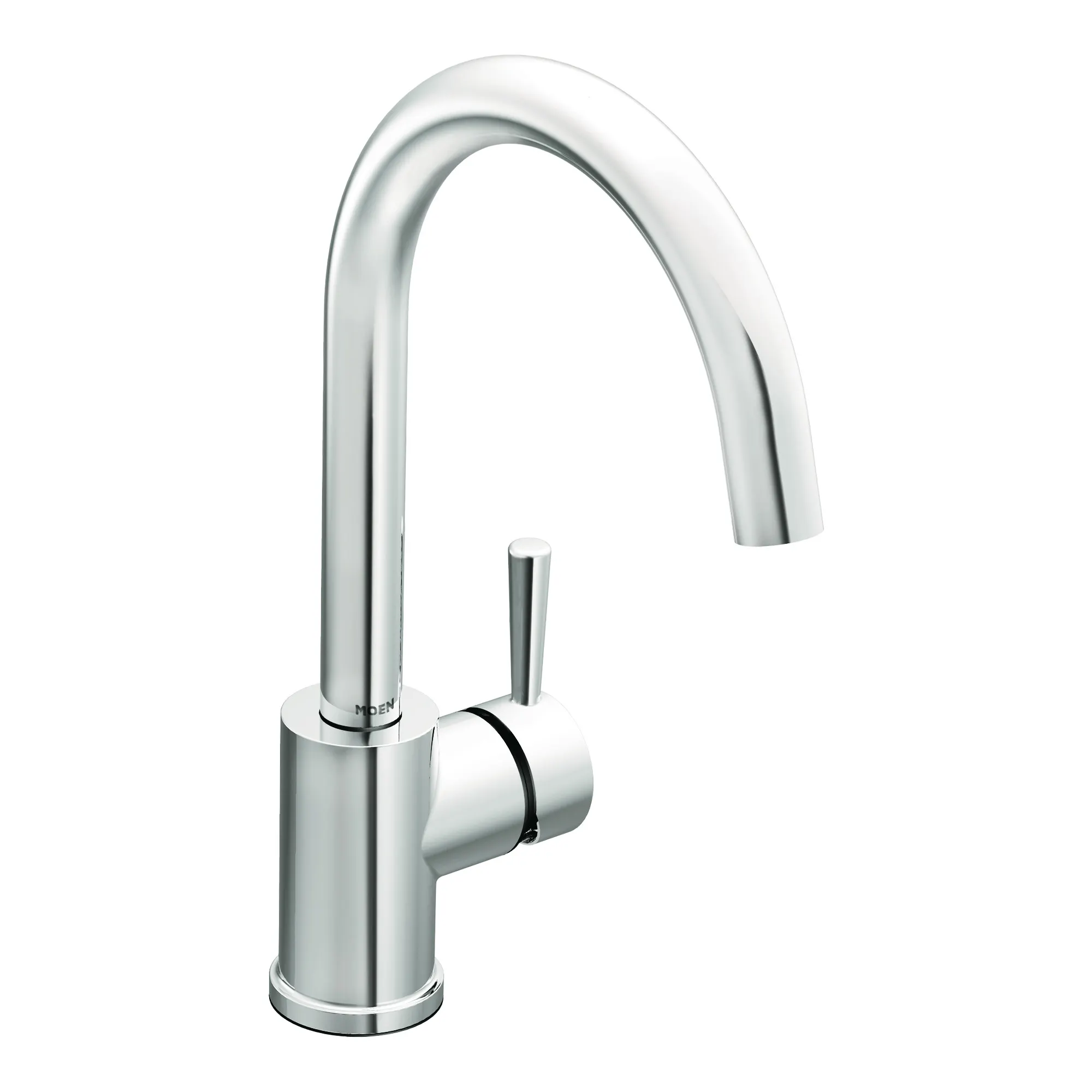Level Chrome one-handle high arc kitchen faucet - Image 2