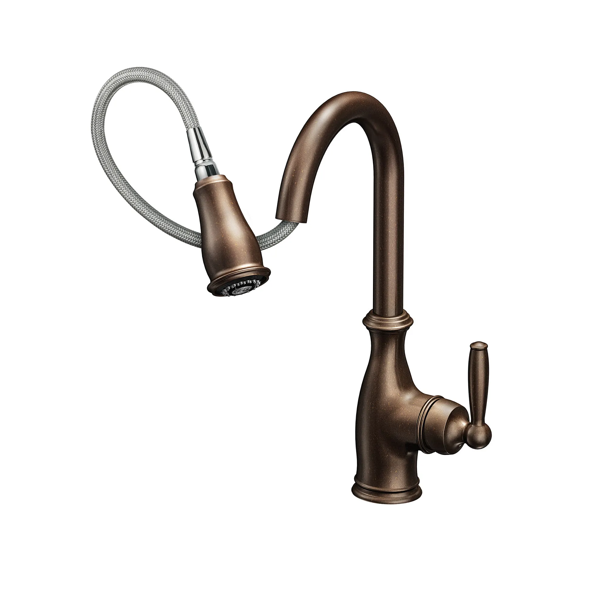 Brantford One-Handle High Arc Pulldown Kitchen Faucet - Image 14