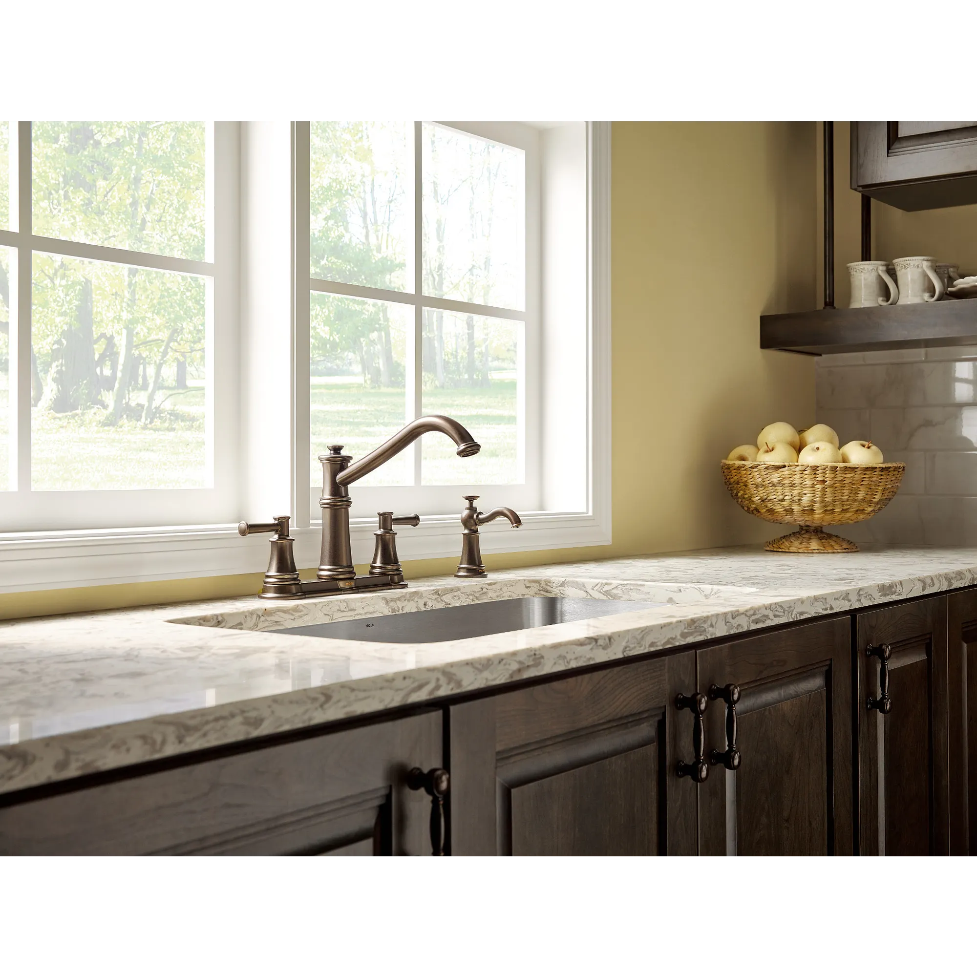 Belfield Two-Handle High Arc Kitchen Faucet - Image 11