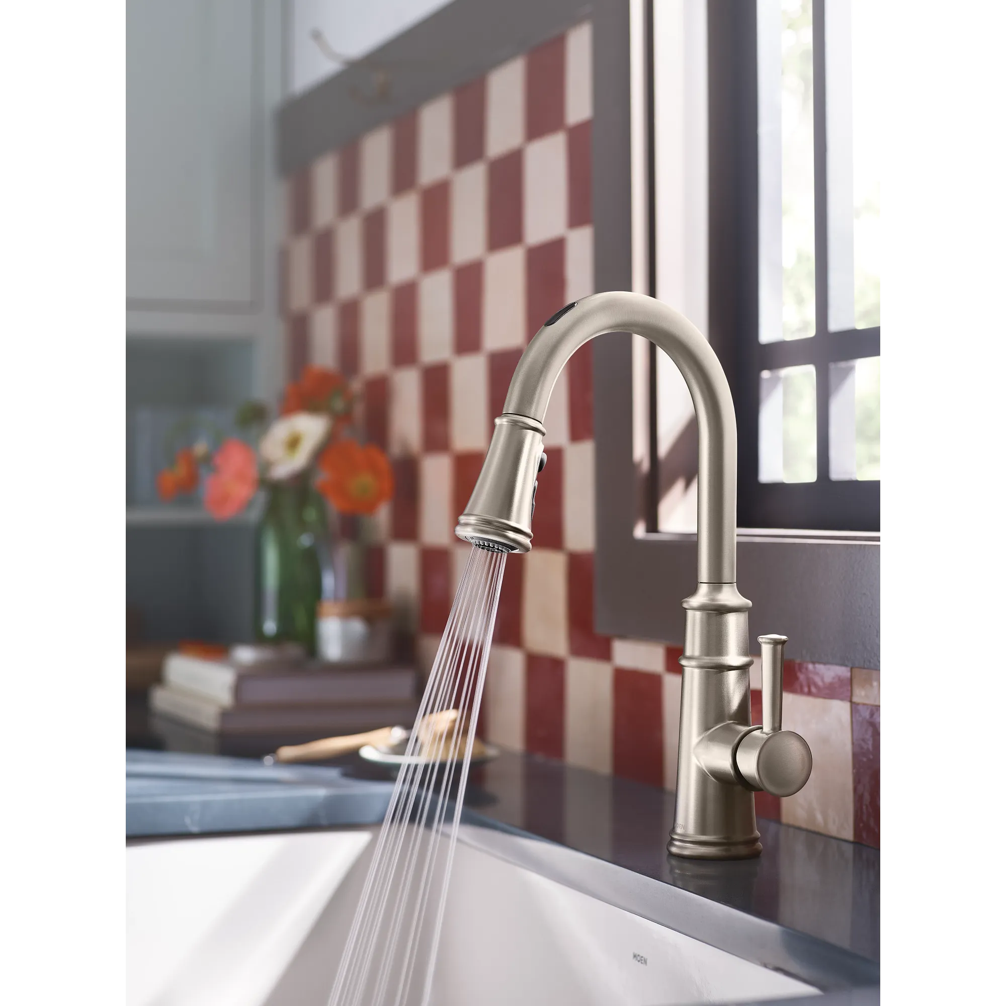 Belfield Smart Kitchen One-Handle High Arc Pulldown Kitchen Faucet - Image 17