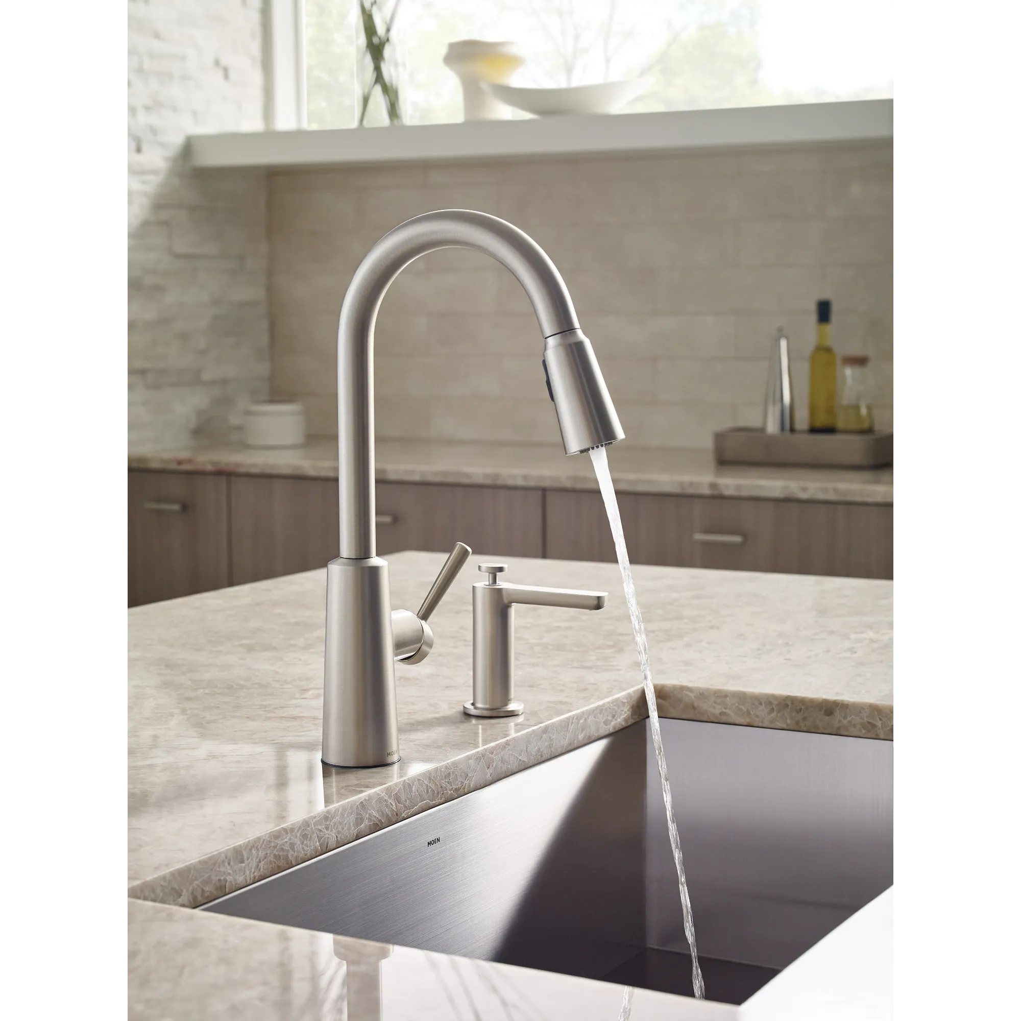 Riley High Arc Pulldown Kitchen Faucet - Image 15