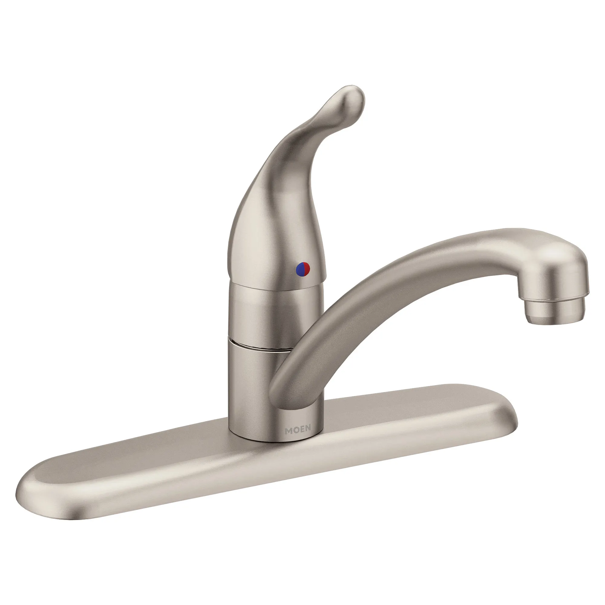 Chateau Chrome One-Handle Low Arc Kitchen Faucet - Image 10