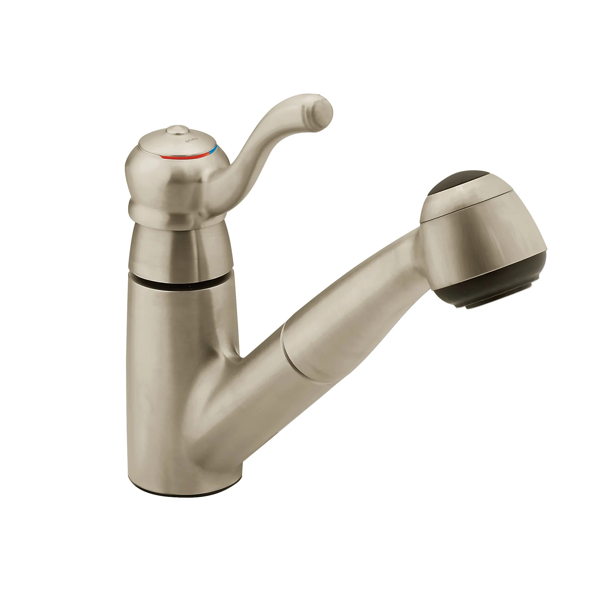 Colonnade Chrome one-handle low arc pullout kitchen faucet - Image 2