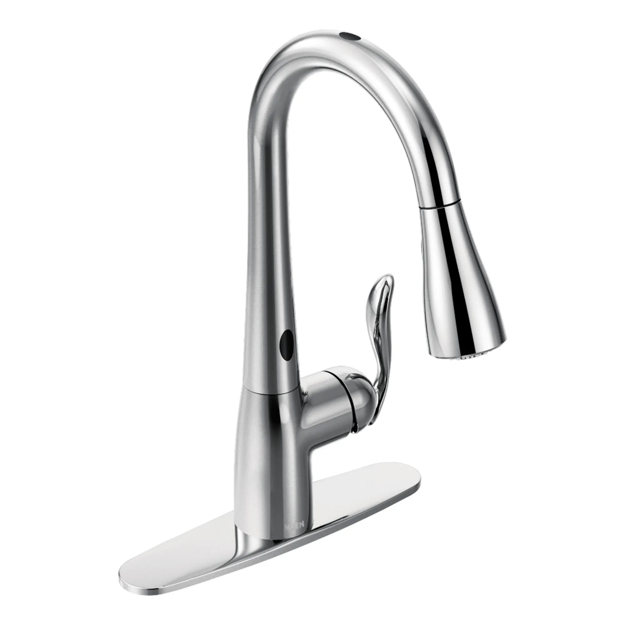 Arbor Chrome One-Handle High Arc Pulldown Kitchen Faucet - Image 6
