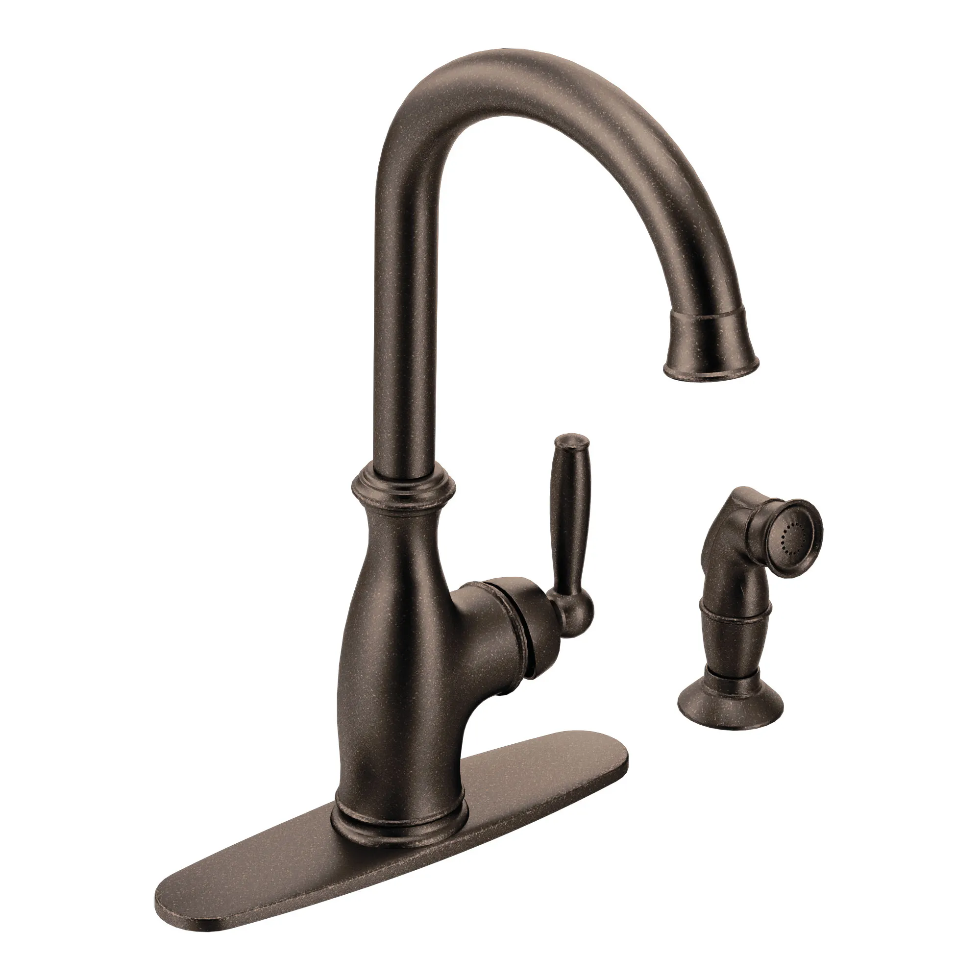 Brantford Chrome one-handle high arc kitchen faucet - Image 5