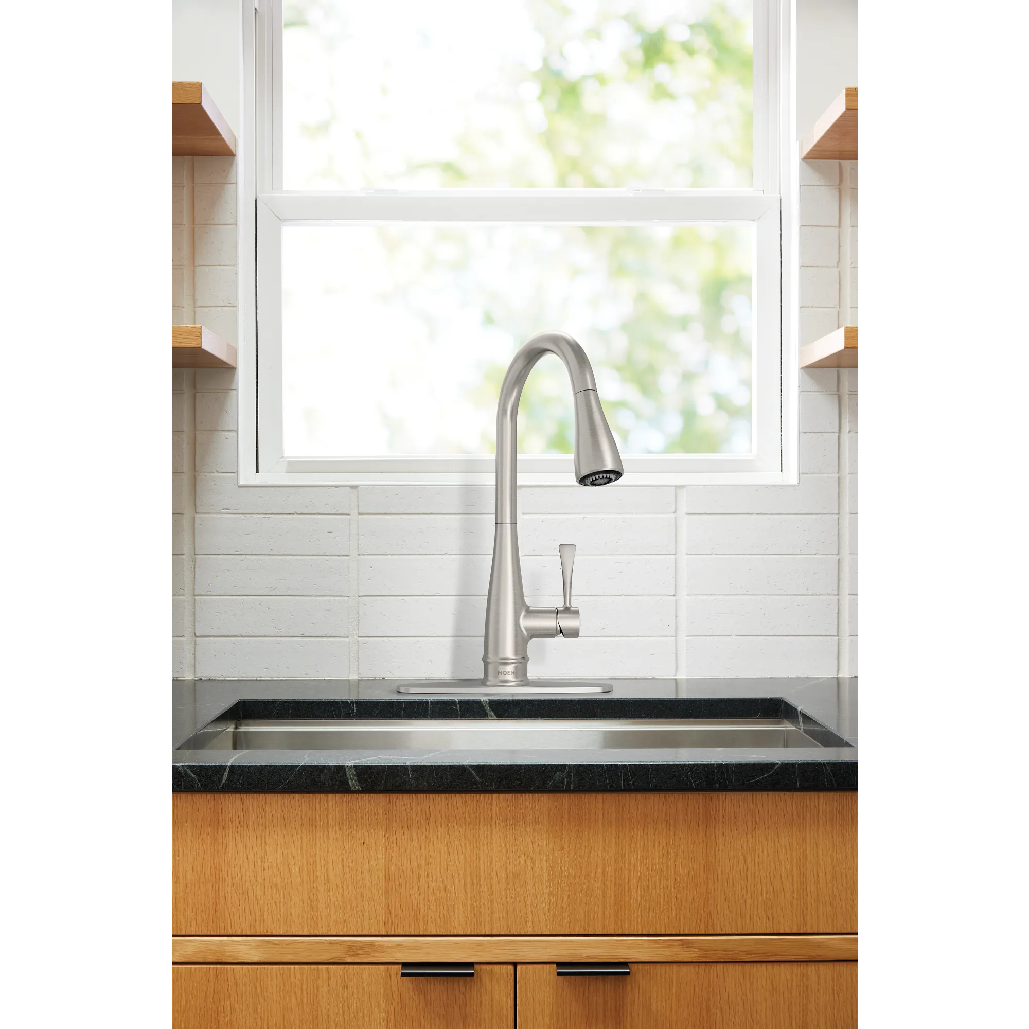 Riverwood Chrome one-handle kitchen faucet - Image 18