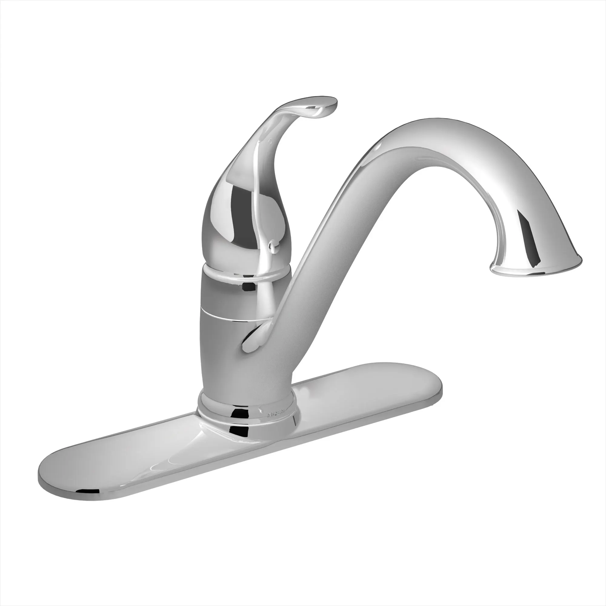 Camerist Chrome one-handle low arc kitchen faucet - Image 2