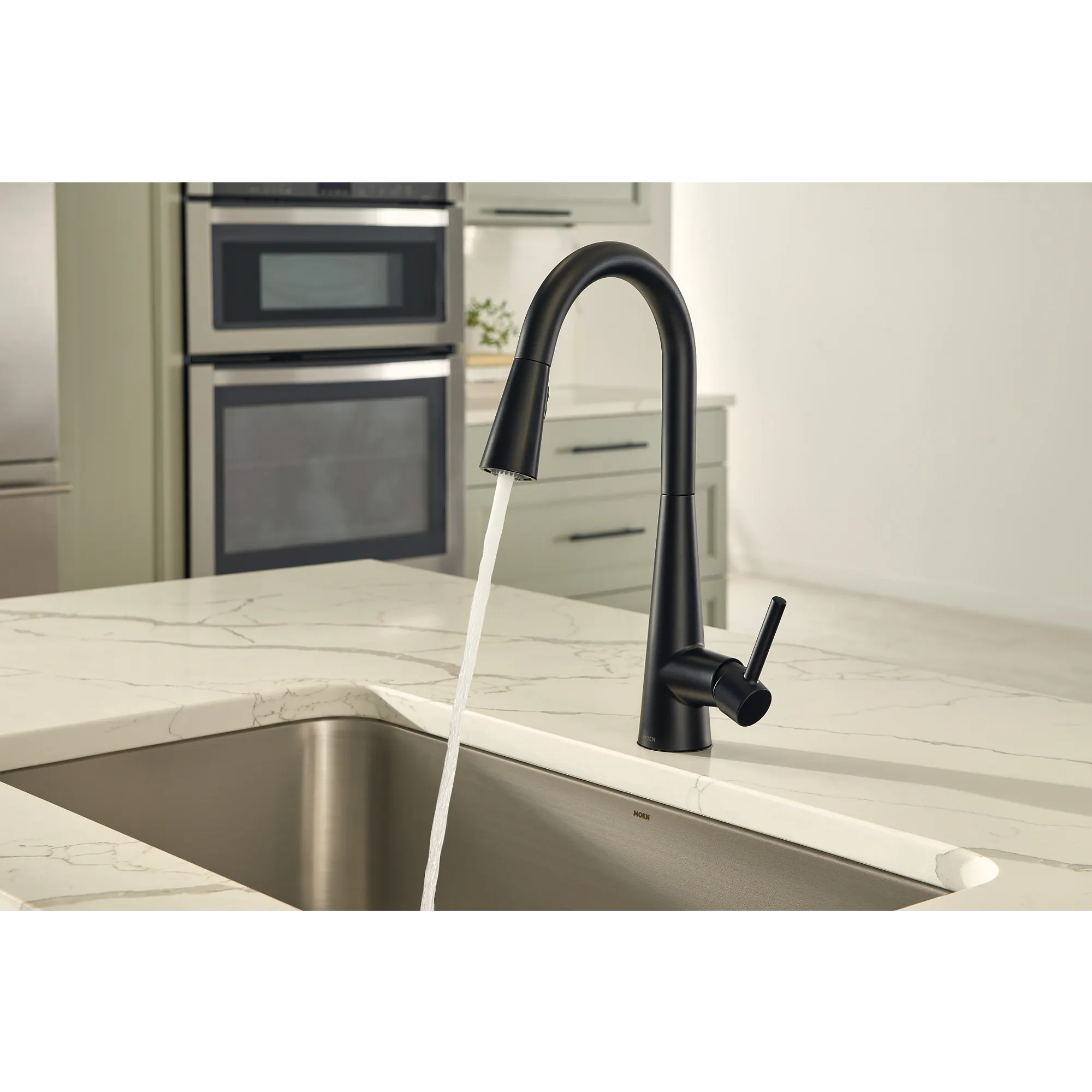Sleek One-Handle High Arc Pulldown Kitchen Faucet - Image 16