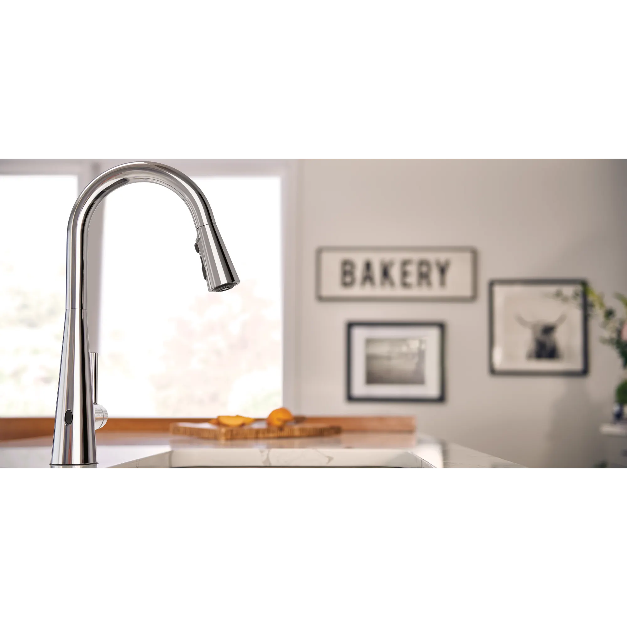 Sleek MotionSense Wave One-Handle Pulldown Touchless Kitchen Faucet - Image 5