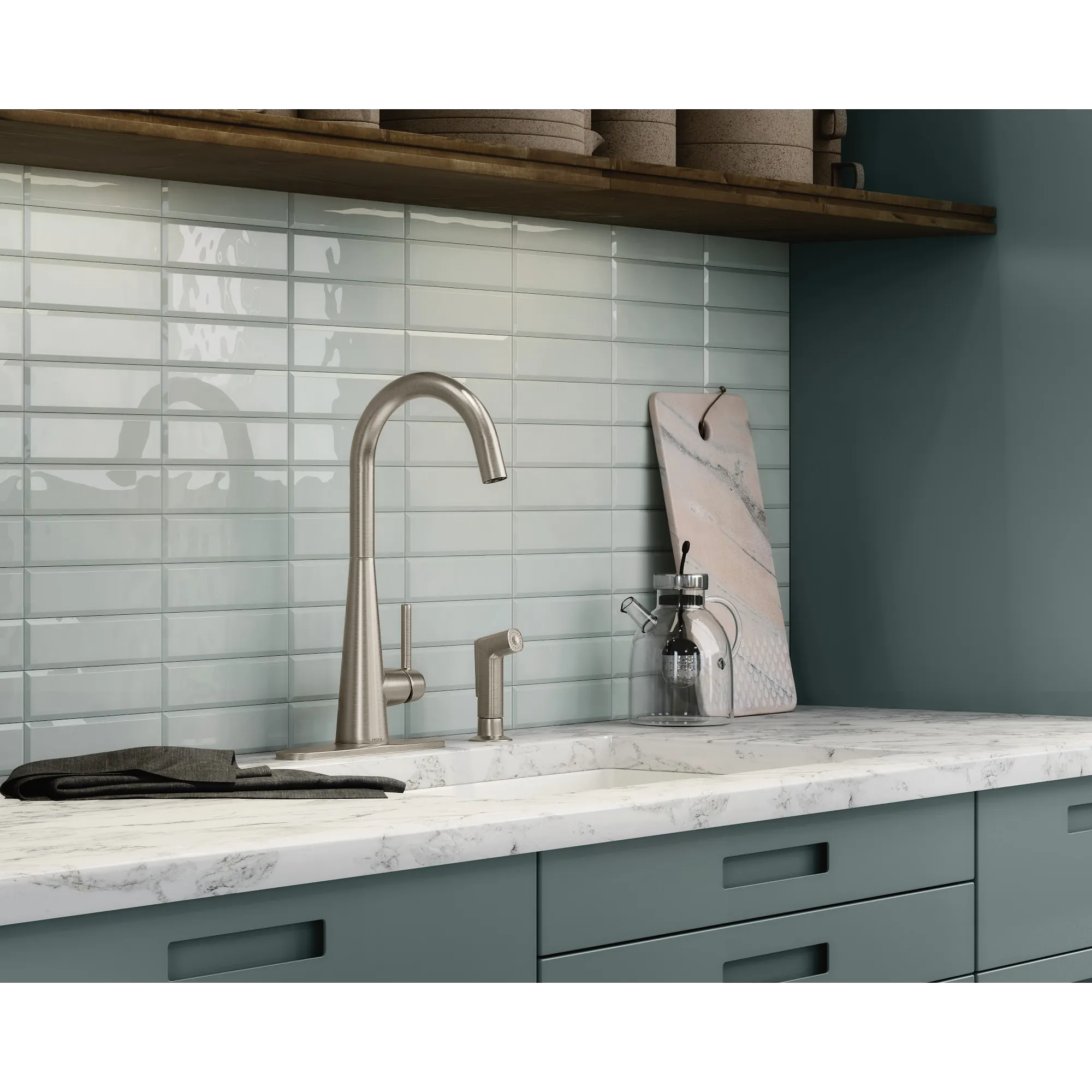 Sleek Chrome One-Handle Kitchen Faucet - Image 11