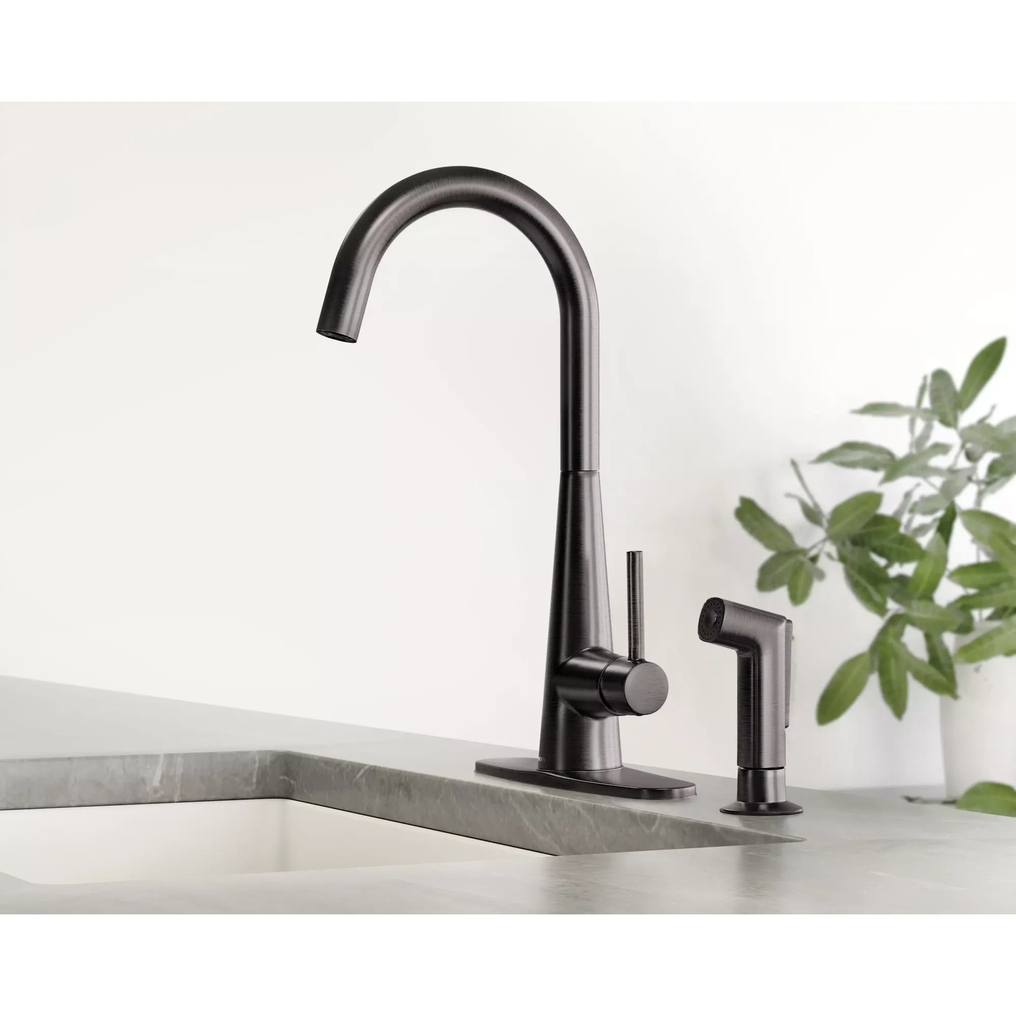 Sleek Chrome One-Handle Kitchen Faucet - Image 20