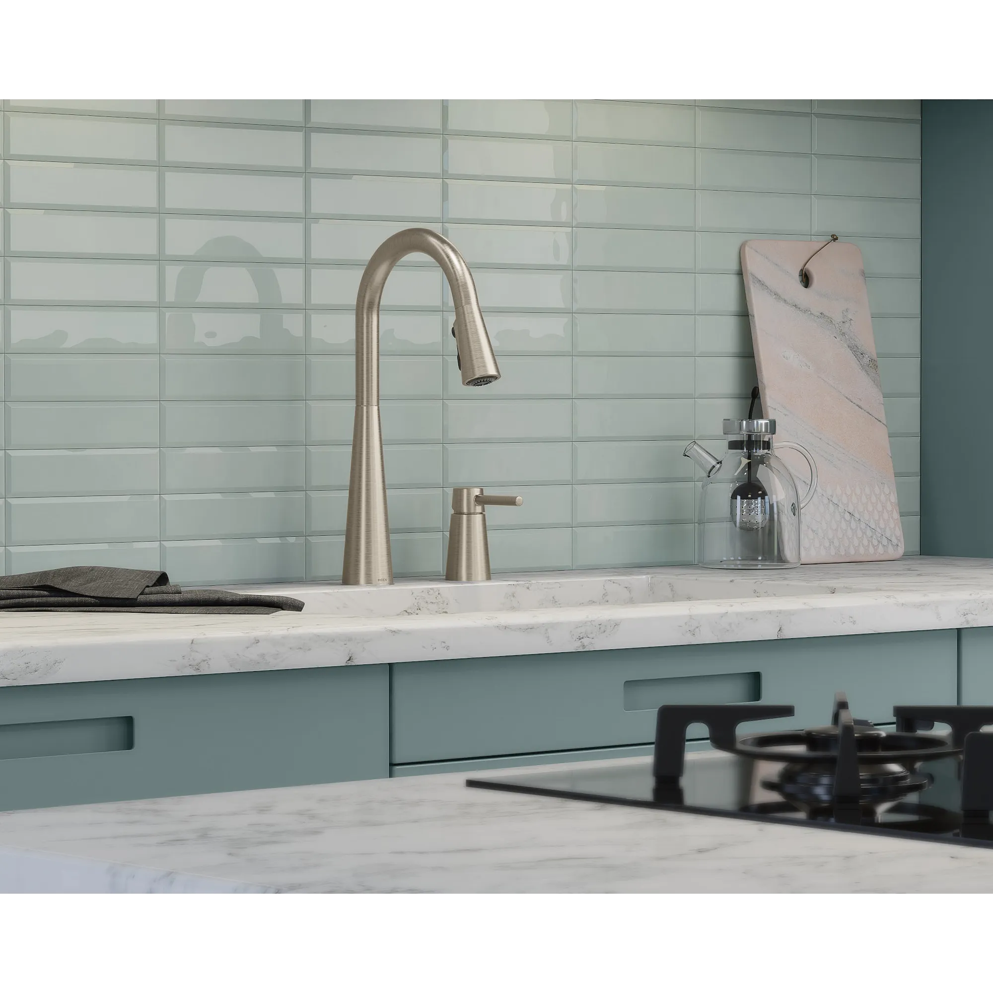 Sleek One-Handle Pulldown Kitchen Faucet - Image 16