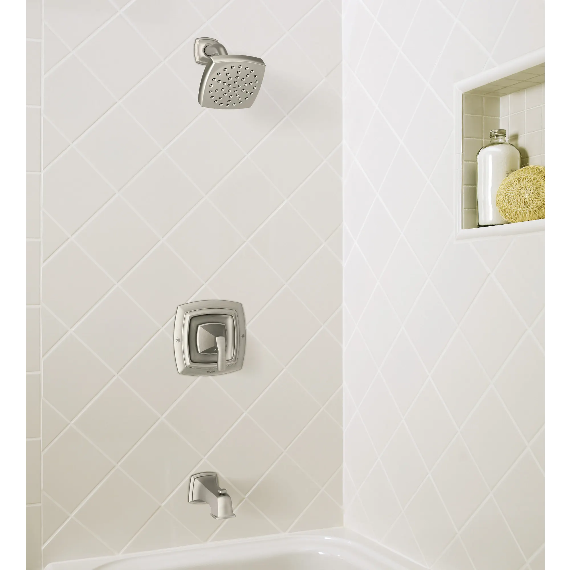 Hensley Spot Resist Brushed Nickel Posi-Temp(R) Tub/Shower - Image 2