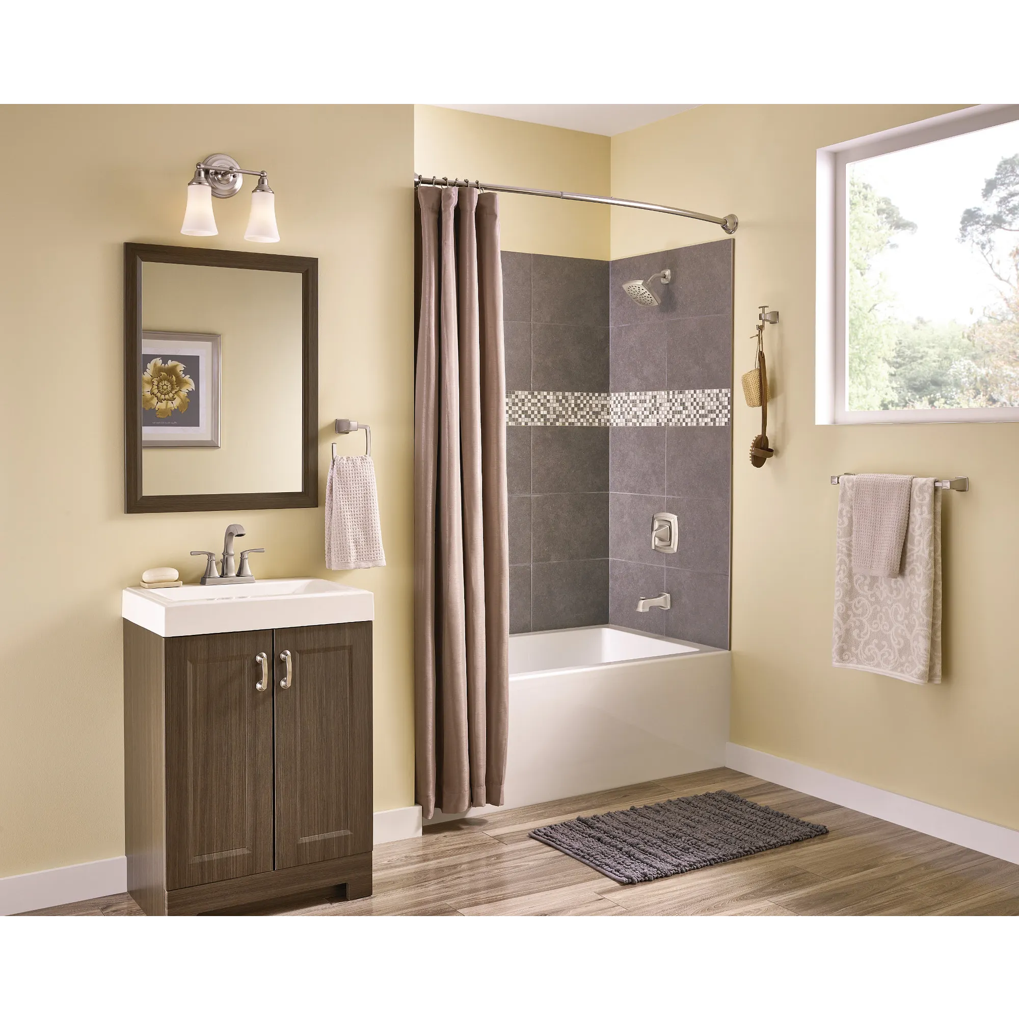 Hensley Spot Resist Brushed Nickel Posi-Temp(R) Tub/Shower - Image 7