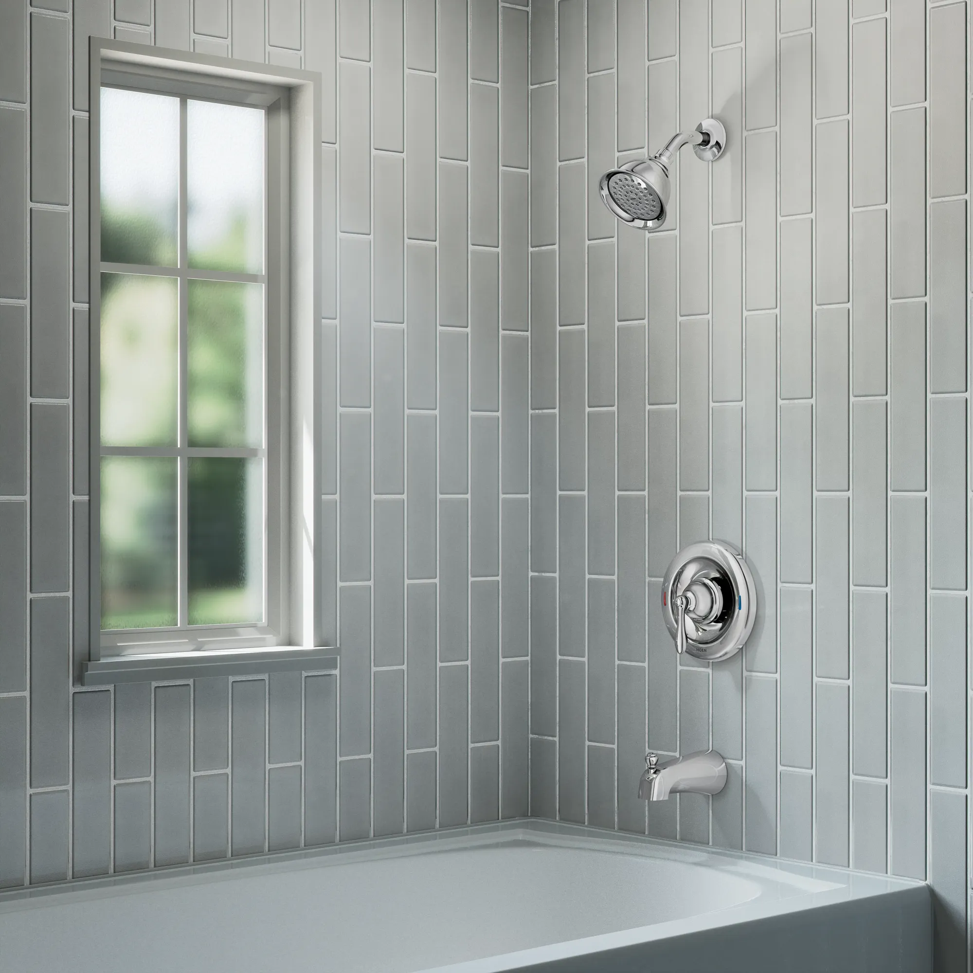 Caldwell Chrome Posi-Temp(R) tub/shower - Image 2