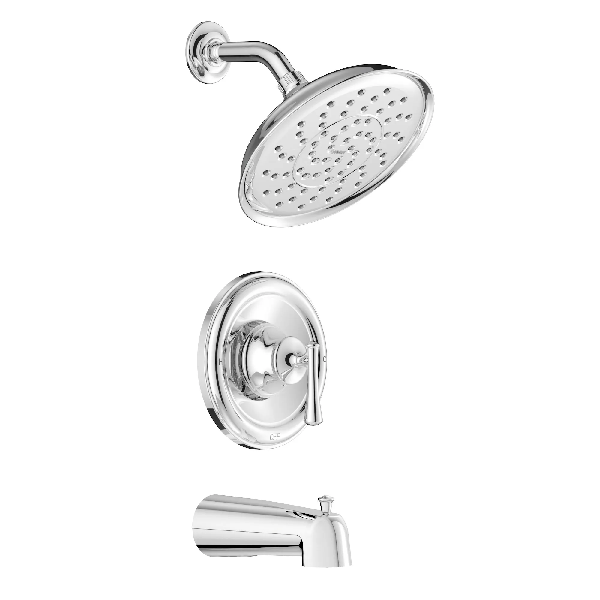 Ashville Chrome Posi-Temp(R) Tub/Shower - Image 2