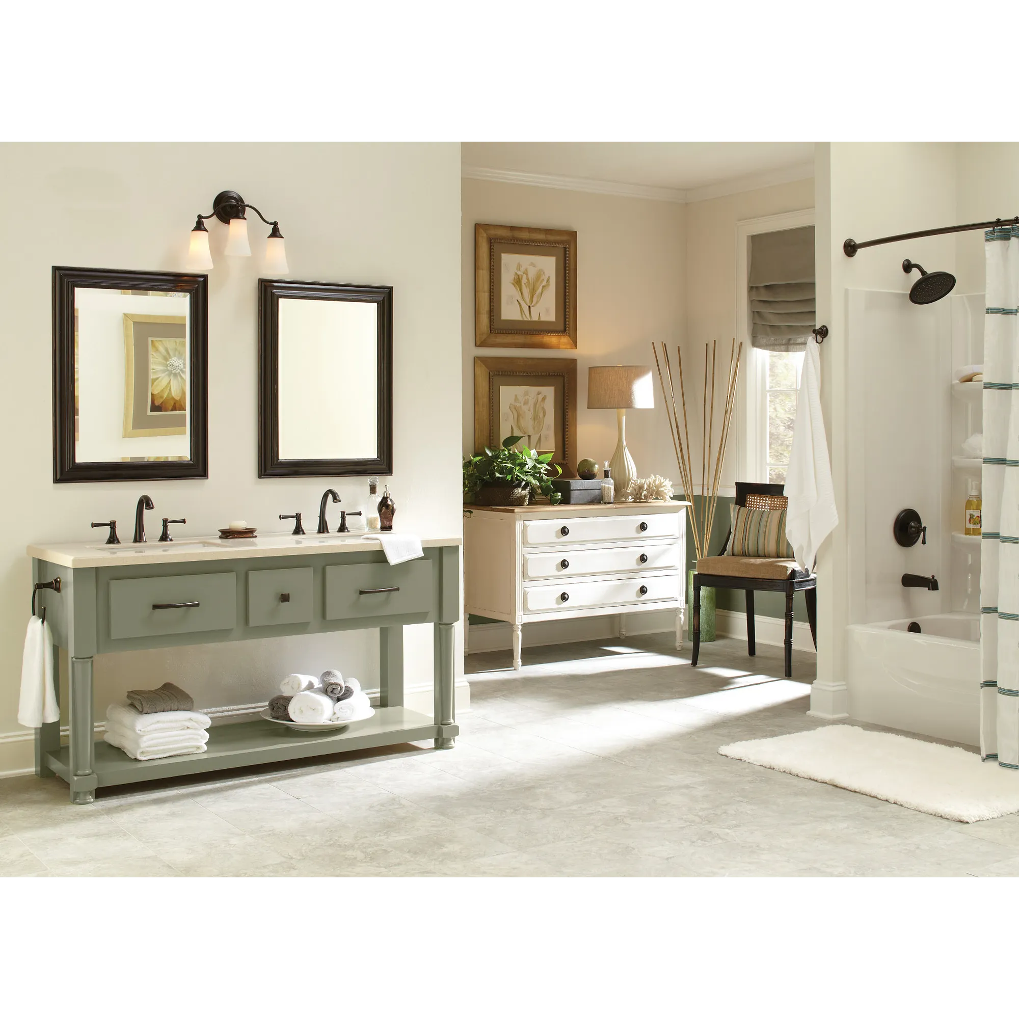 Ashville Chrome Posi-Temp(R) Tub/Shower - Image 4