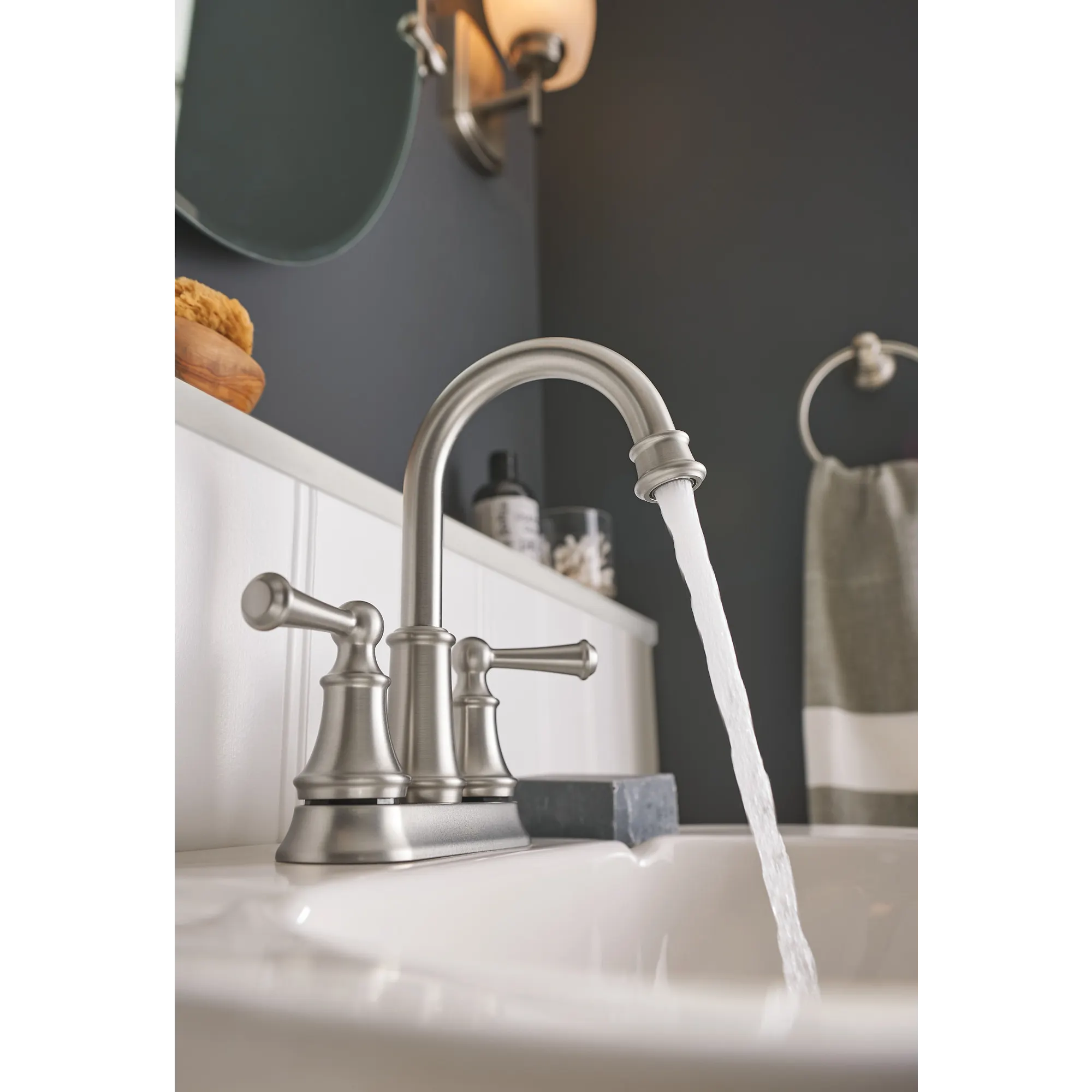 Brecklyn Two-handle Centerset Bathroom Sink Faucet - Image 5