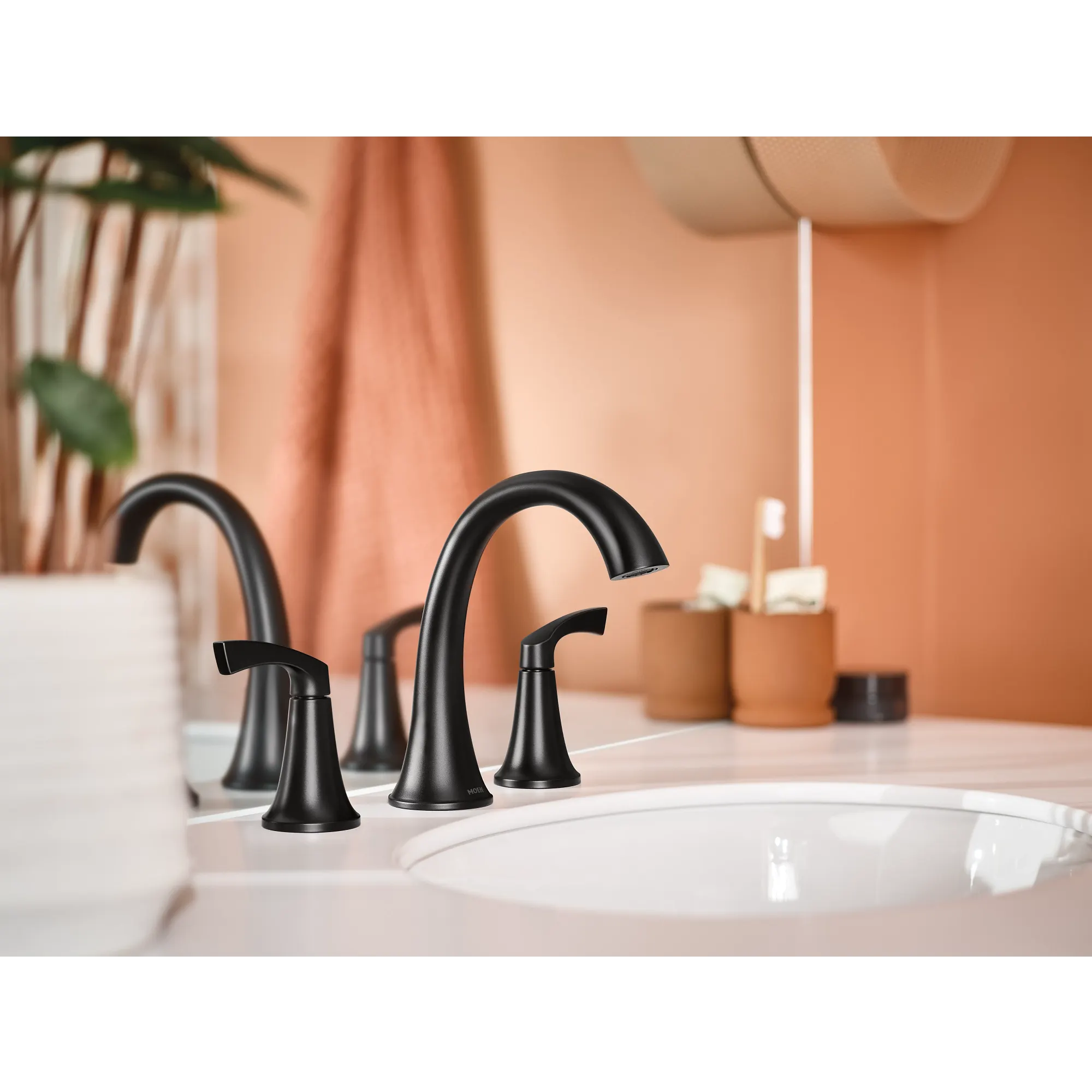 Korek Two-Handle Widespread Bathroom Sink Faucet - Image 7