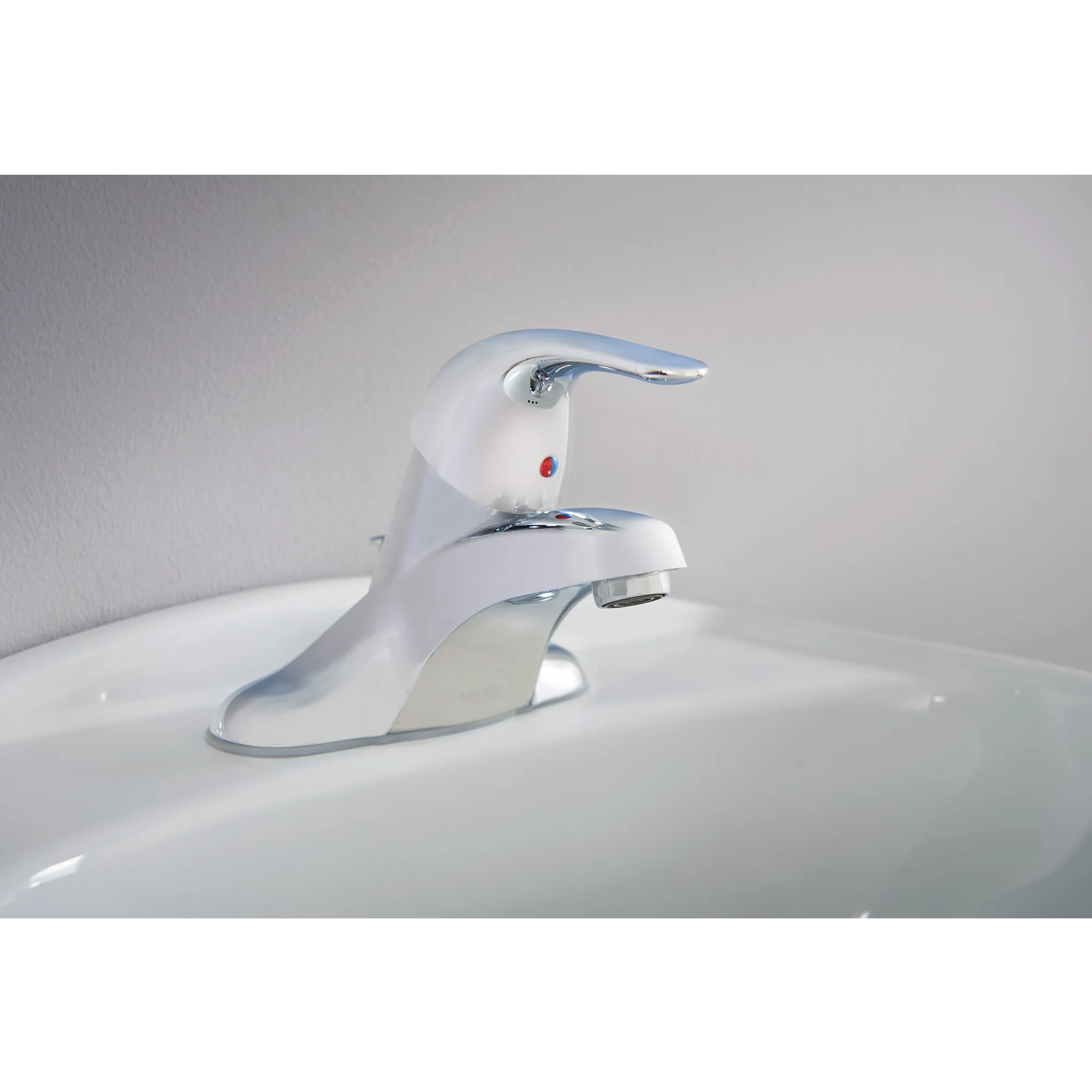 Adler Chrome one-handle low arc bathroom faucet - Image 12