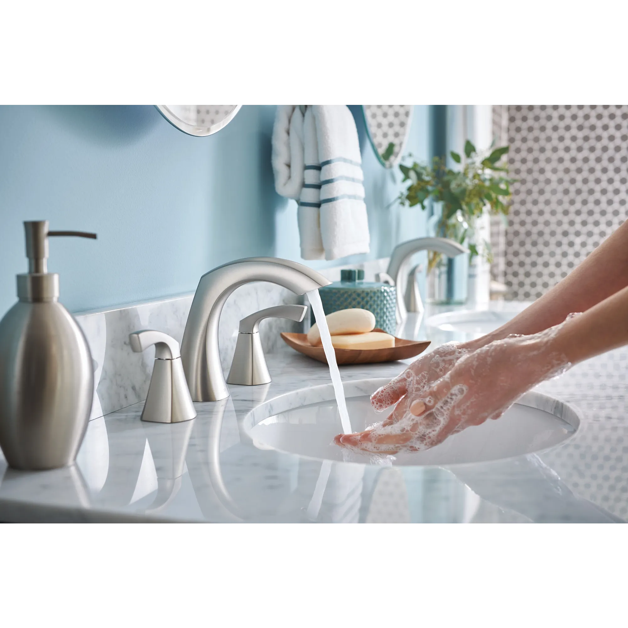 Lindor Two-Handle Widespread Bathroom Sink Faucet - Image 17