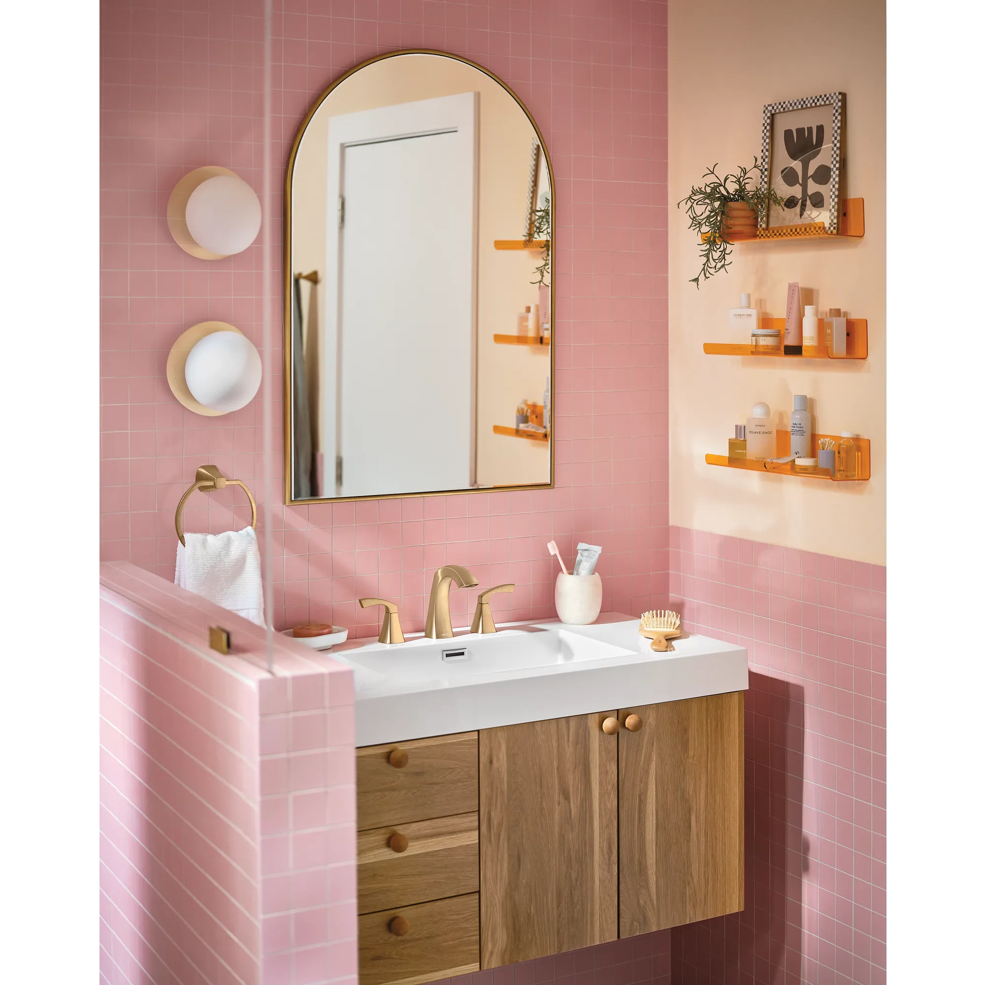 Lindor Two-Handle Widespread Bathroom Sink Faucet - Image 22
