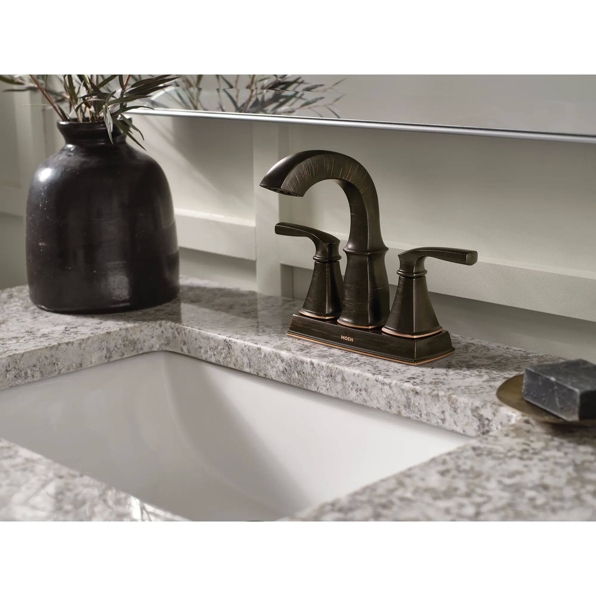 Finney Two-handle Centerset Bathroom Sink Faucet - Image 2