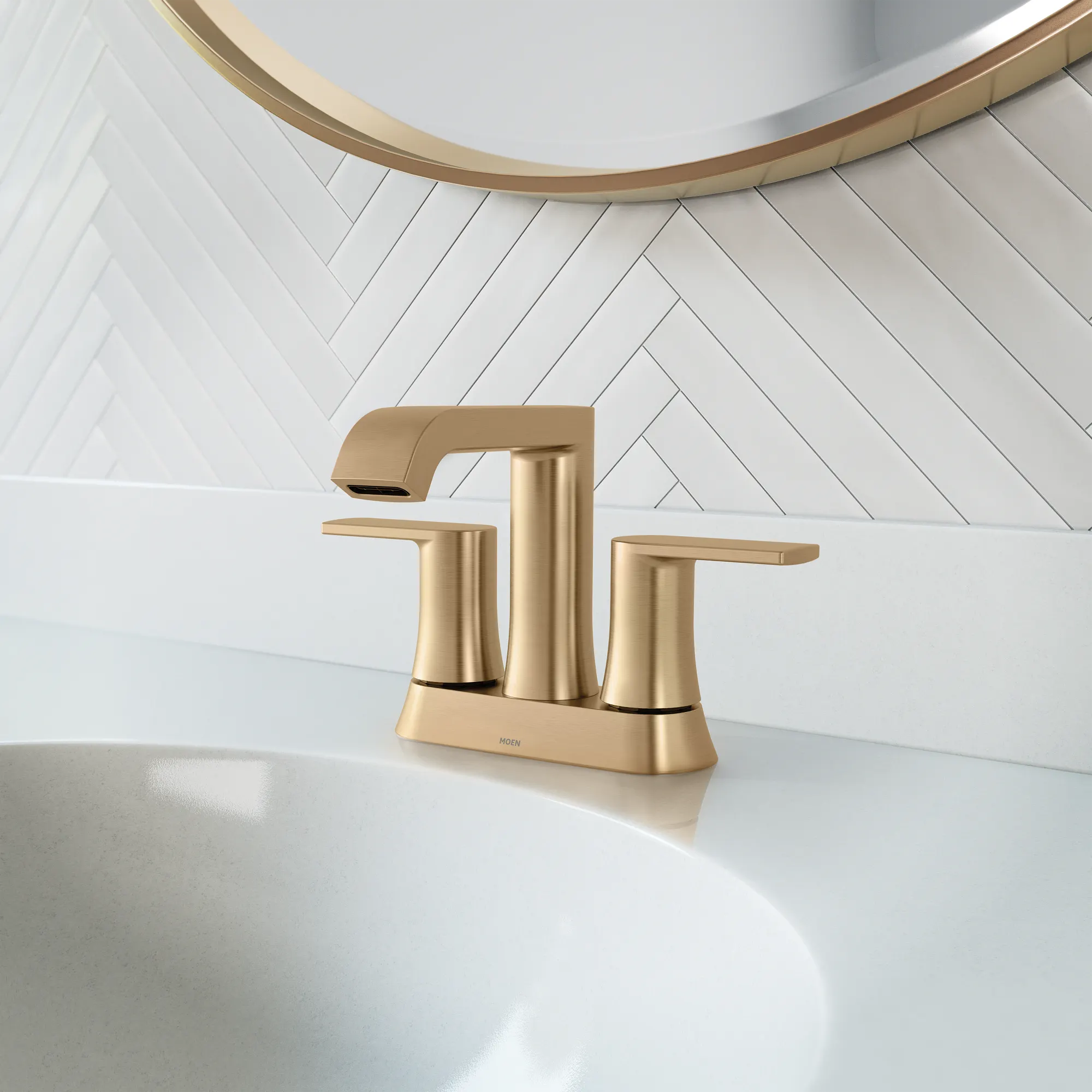 Genta Two-handle Centerset Bathroom Sink Faucet - Image 9