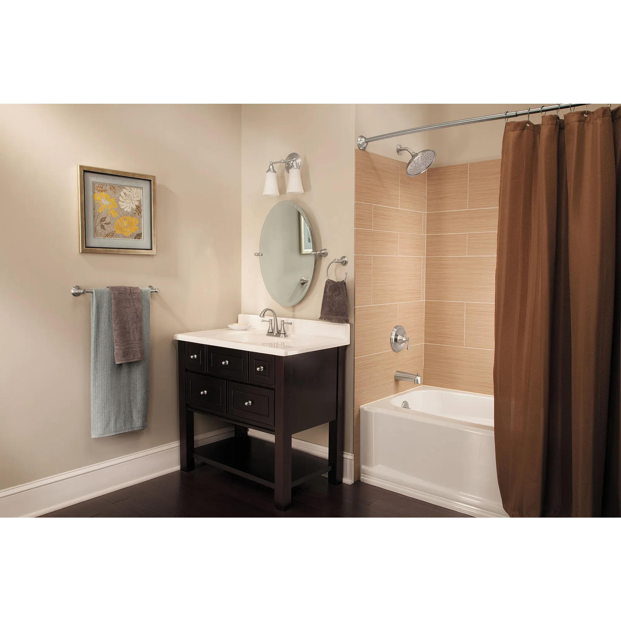 Ashville Chrome Two-Handle High Arc Bathroom Faucet - Image 7