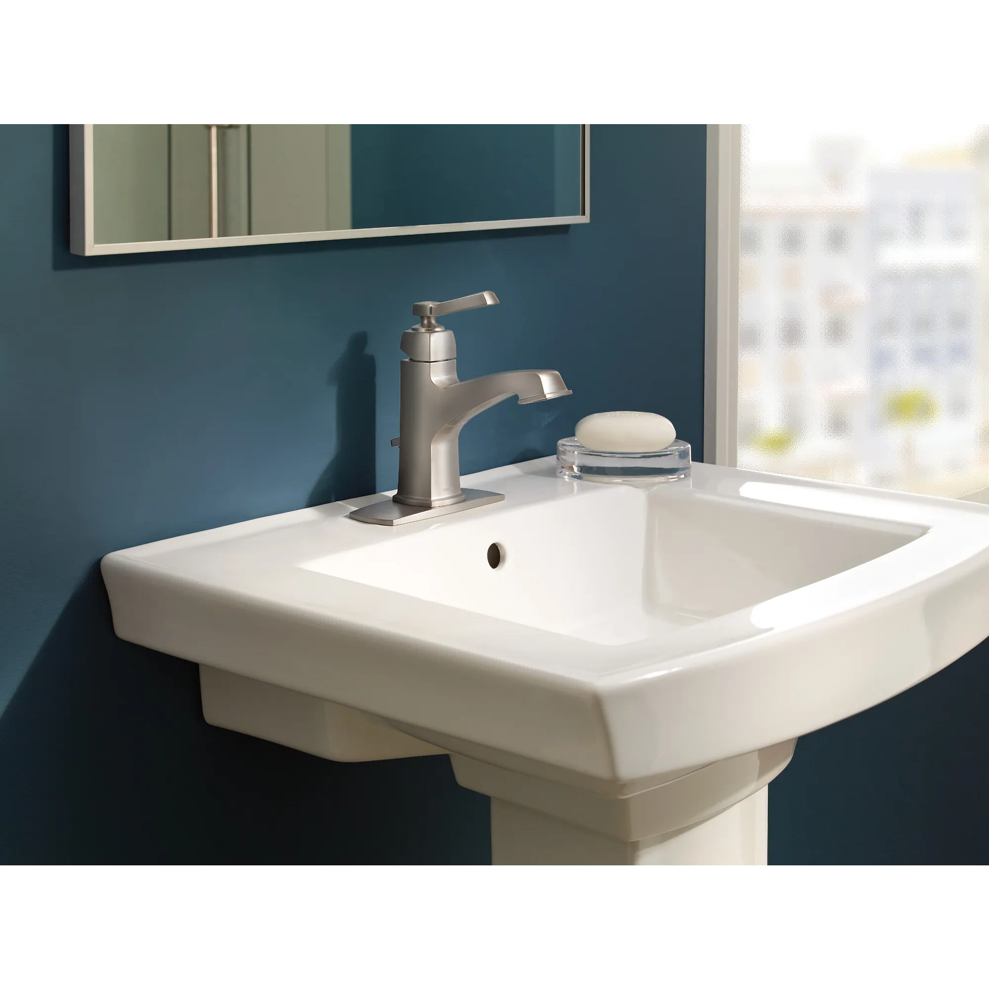 Boardwalk Chrome one-handle high arc bathroom faucet - Image 6