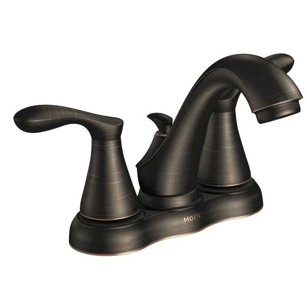 Varese Chrome two-handle high arc bathroom faucet - Image 3