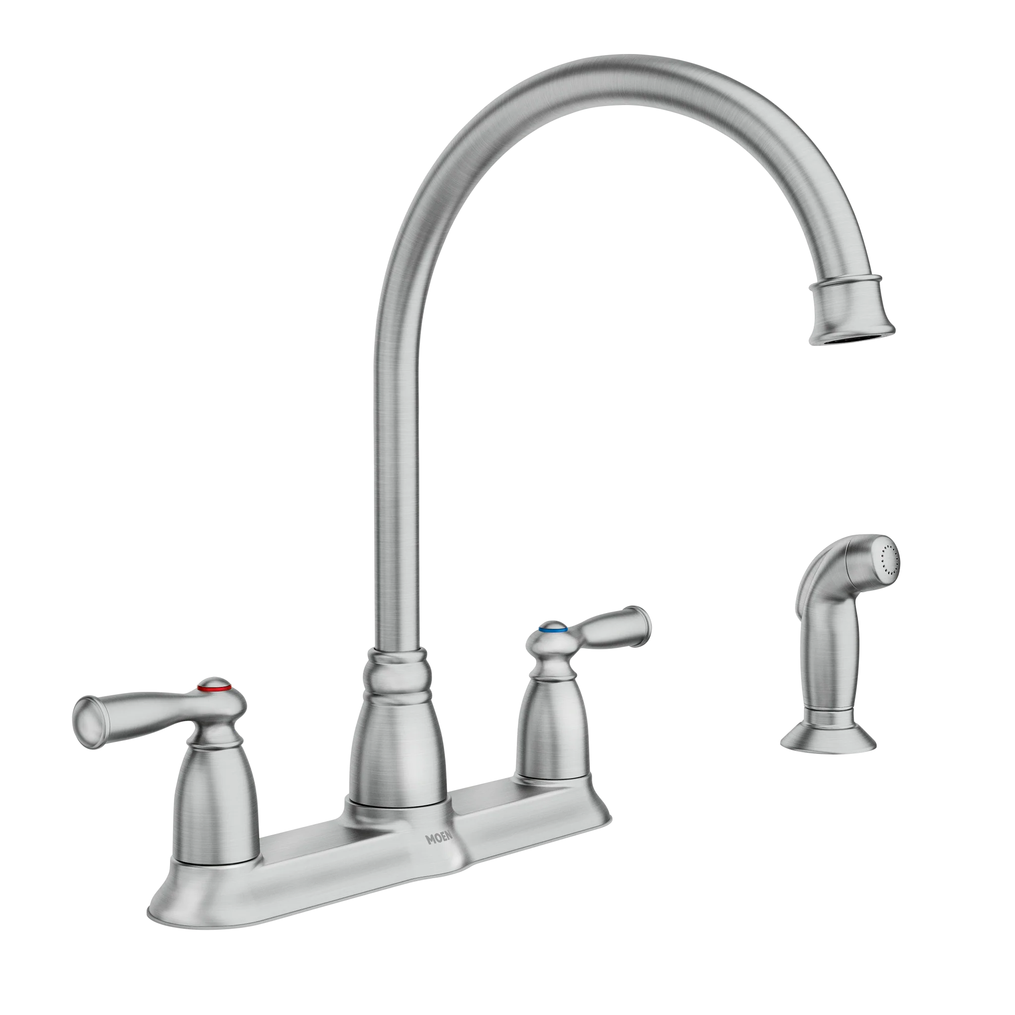 Banbury Chrome two-handle high arc kitchen faucet - Image 3