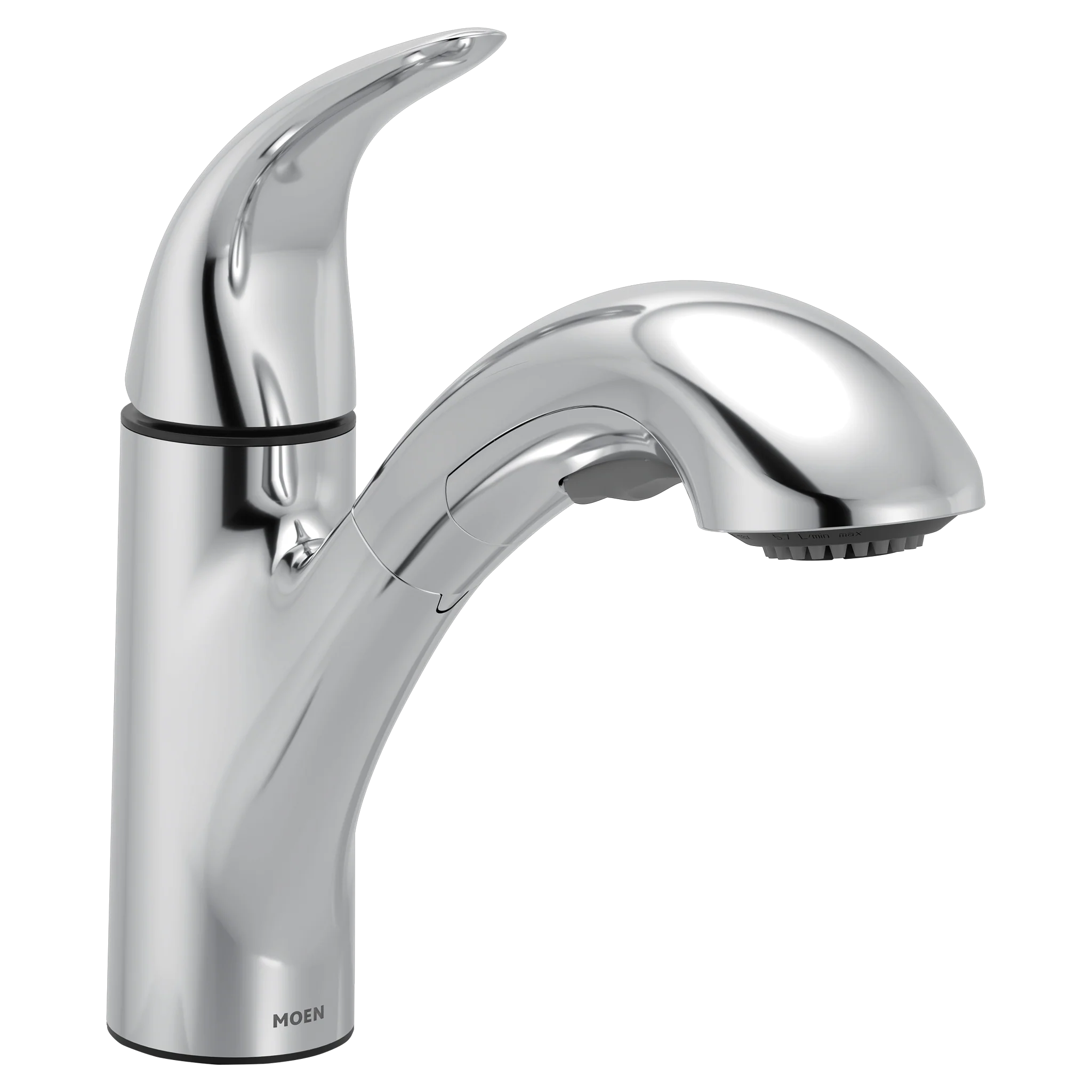 Bokeh Chrome one-handle pullout kitchen faucet